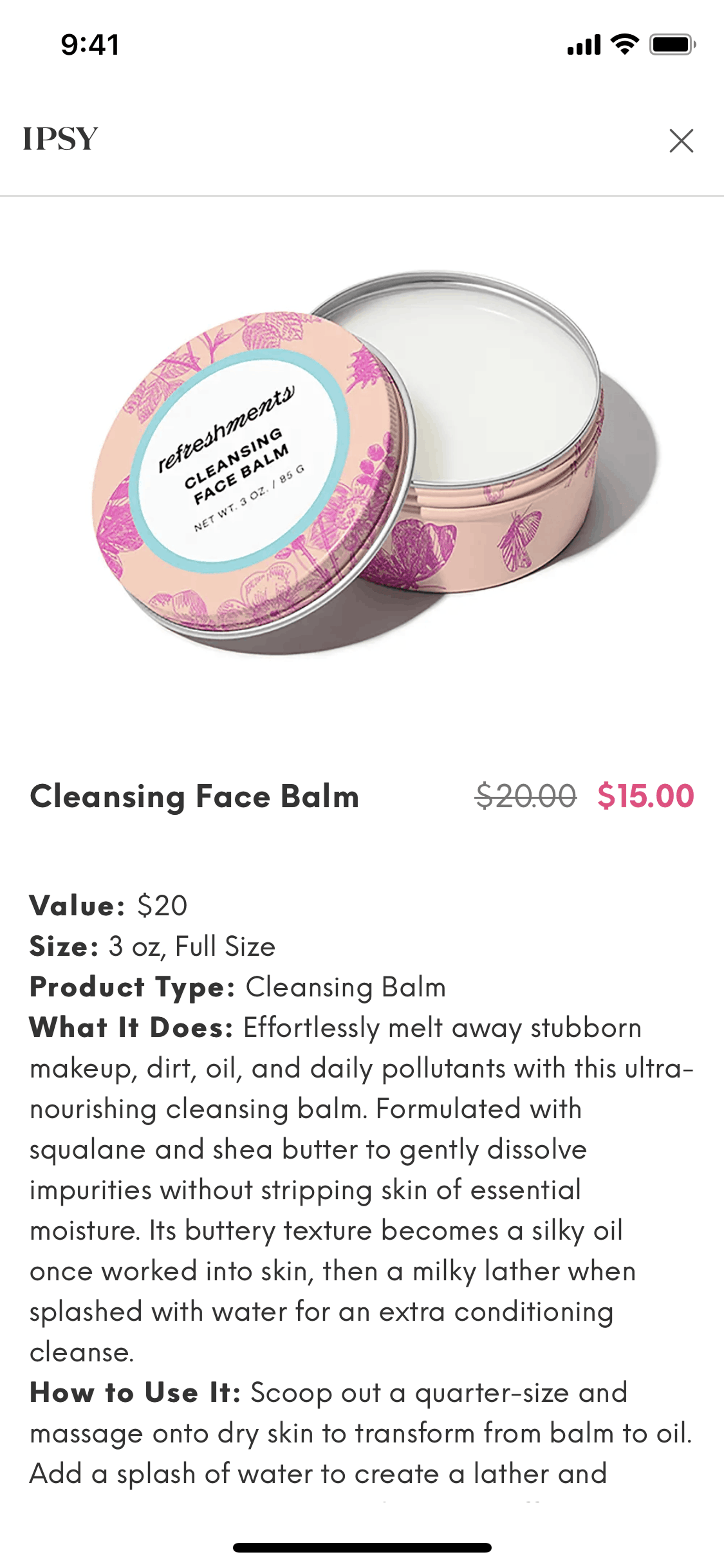IPSY iOS Shopping interface screenshot 11