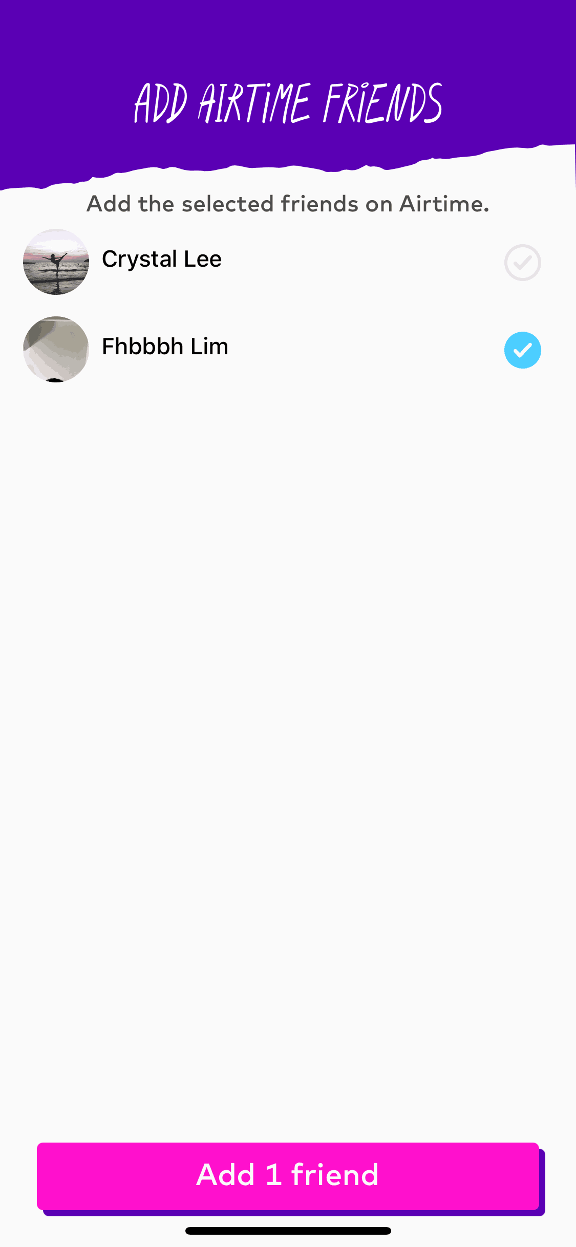 Airtime iOS Social Networking interface screenshot 9