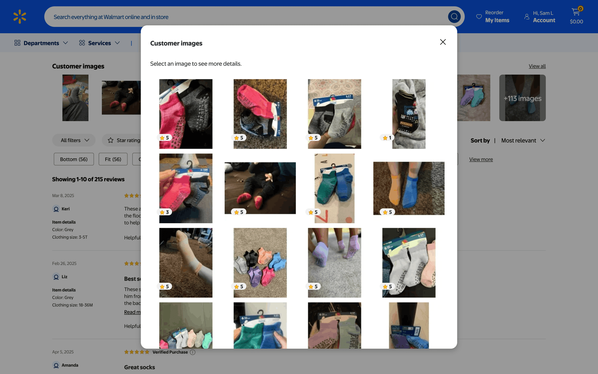 Walmart Web Shopping interface screenshot 15