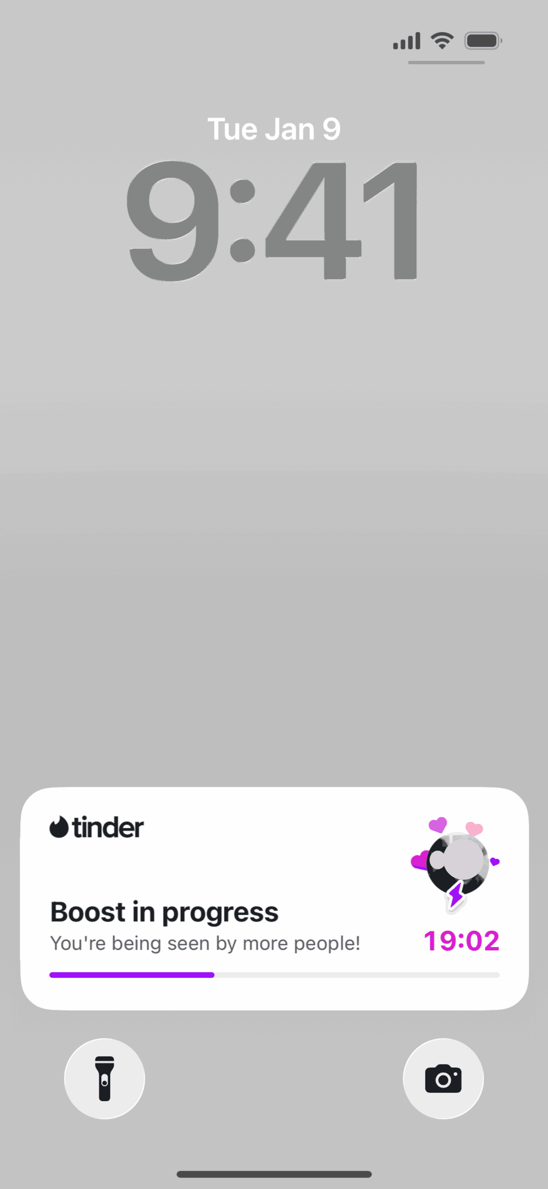 Tinder iOS Social Networking interface screenshot 3