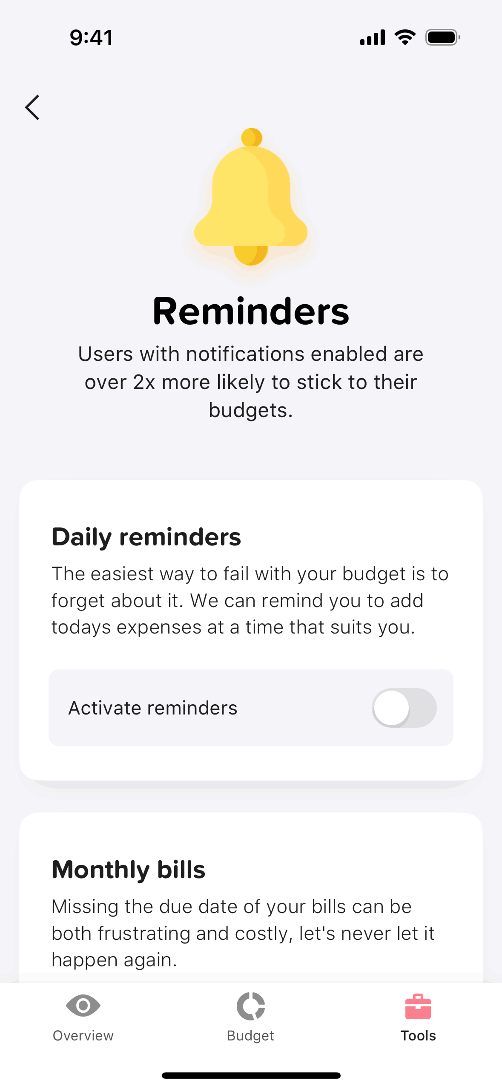 Buddy iOS Finance interface screenshot 12