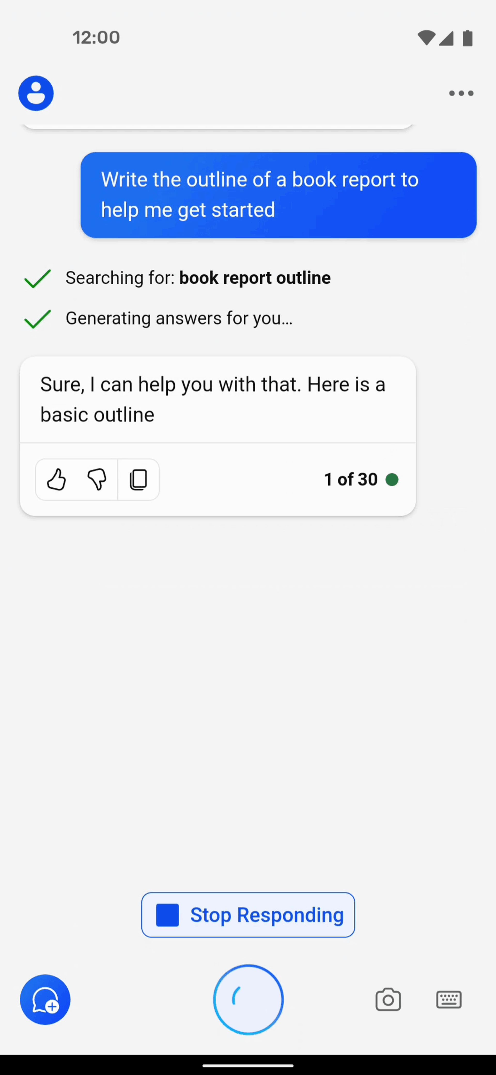 Microsoft Copilot Android AI interface screenshot 7