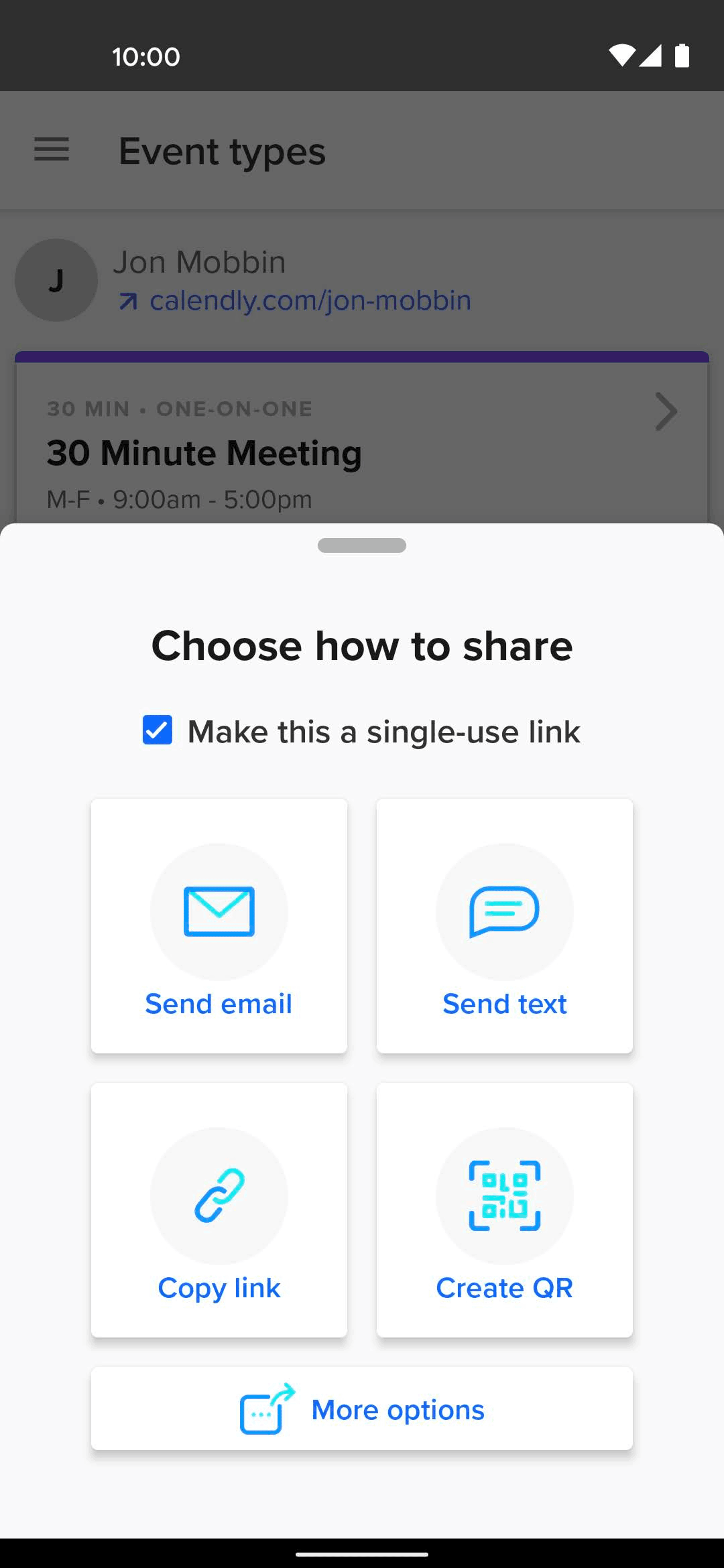 Calendly Android Business interface screenshot 12