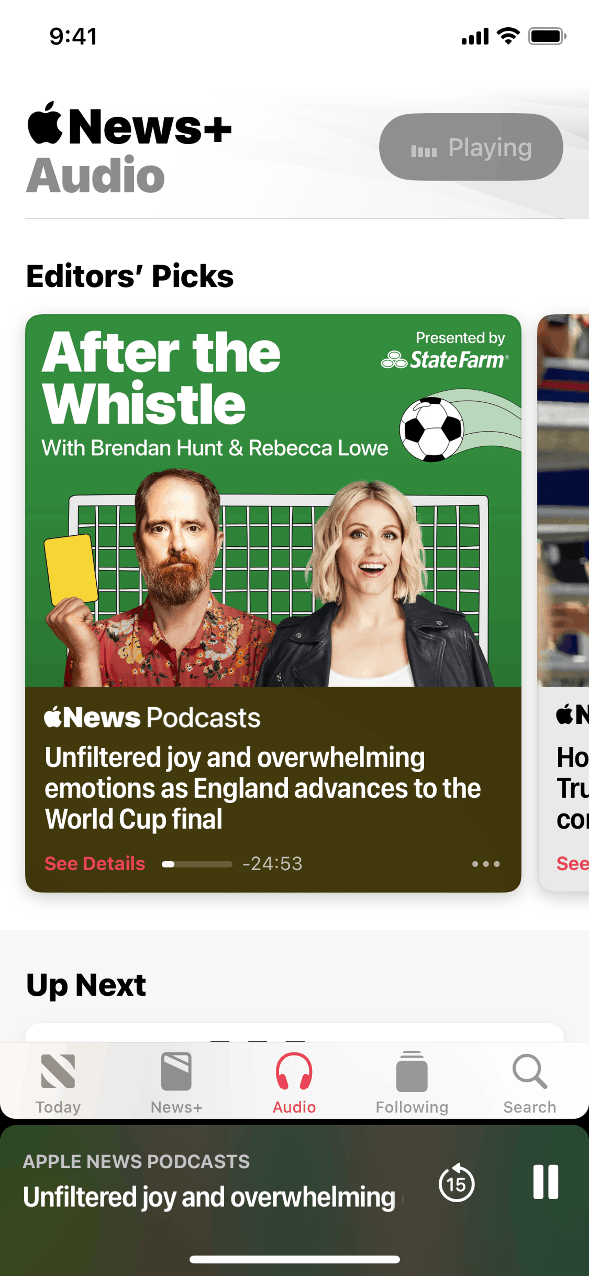 Apple News iOS News interface screenshot 5