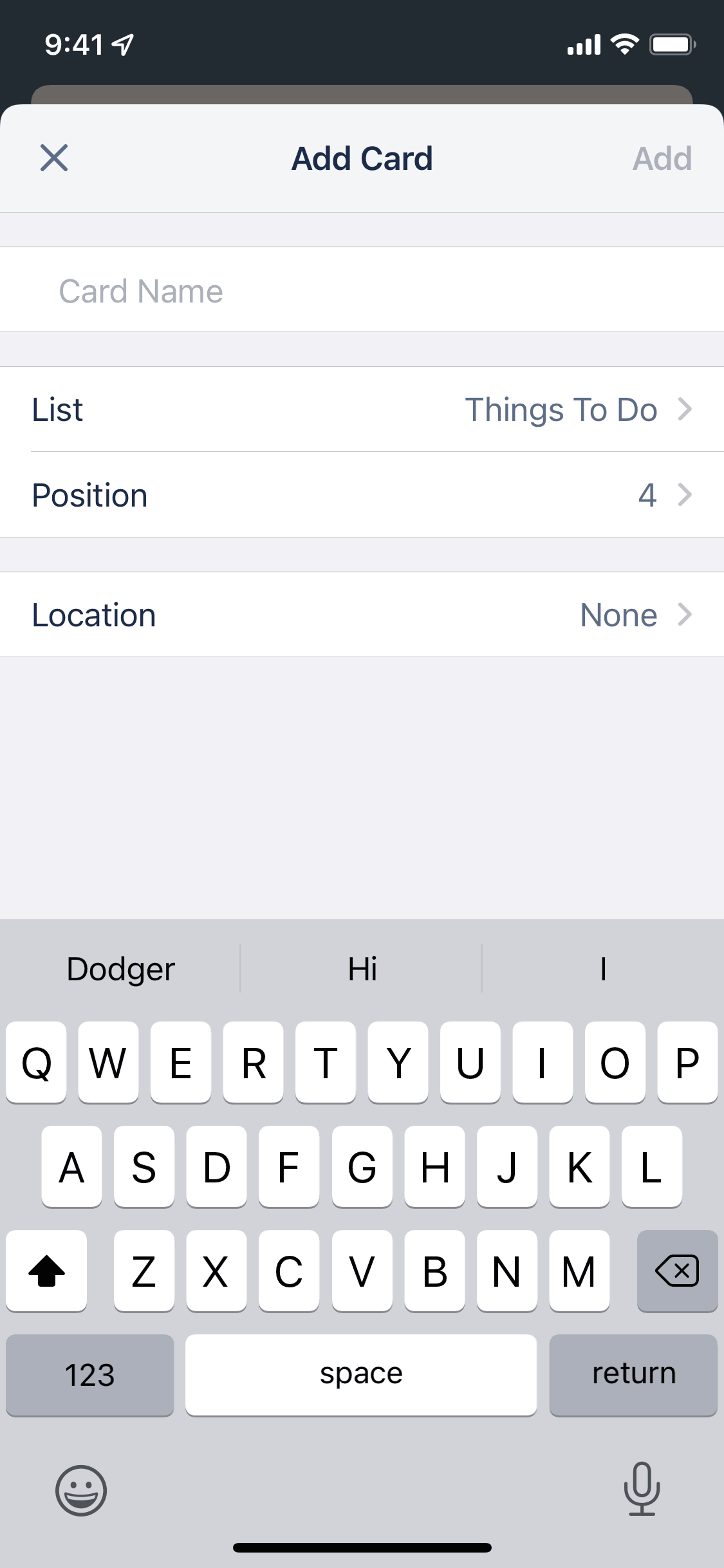Trello iOS Business interface screenshot 12