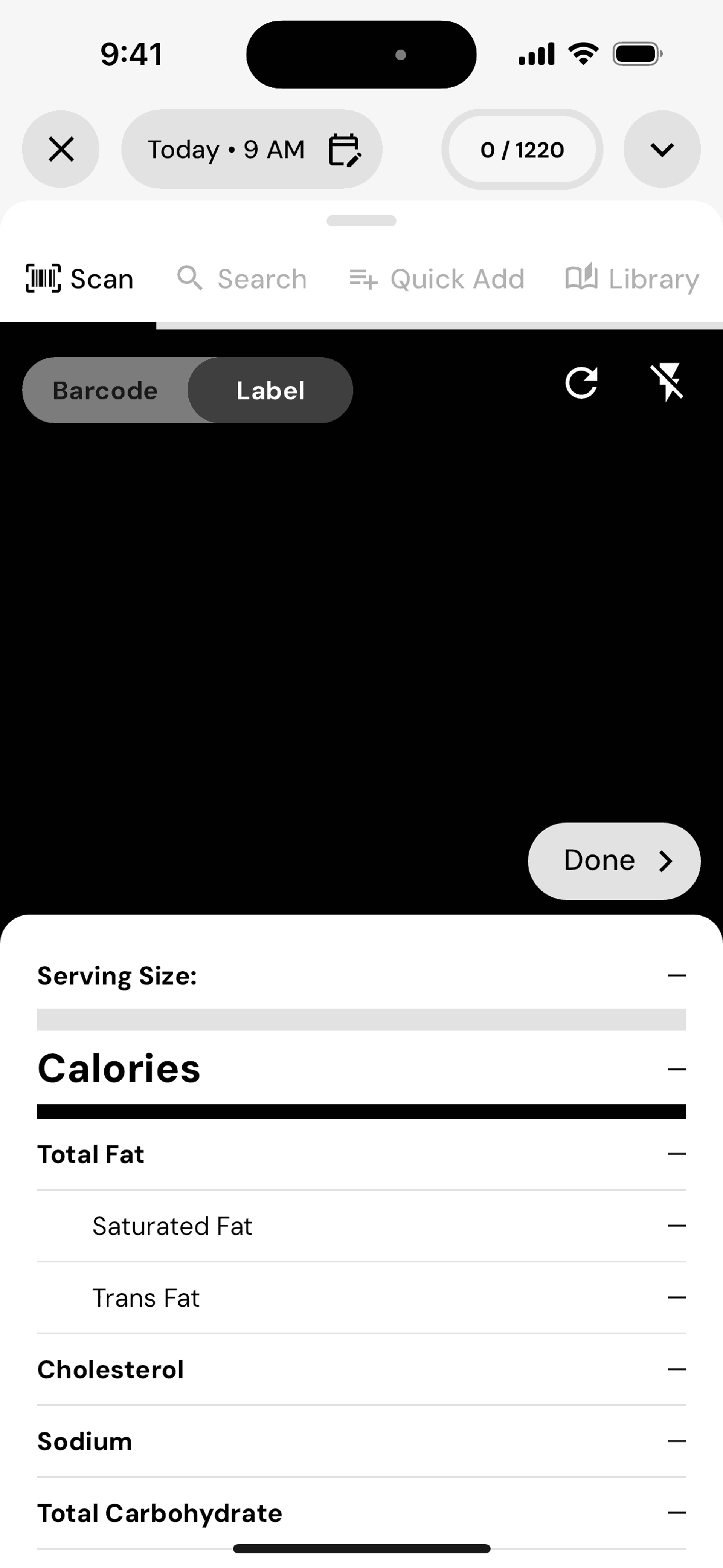 MacroFactor iOS Health & Fitness interface screenshot 22