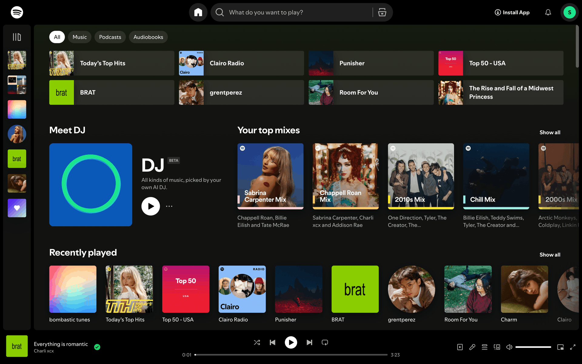 Spotify Web Music & Audio interface screenshot 17