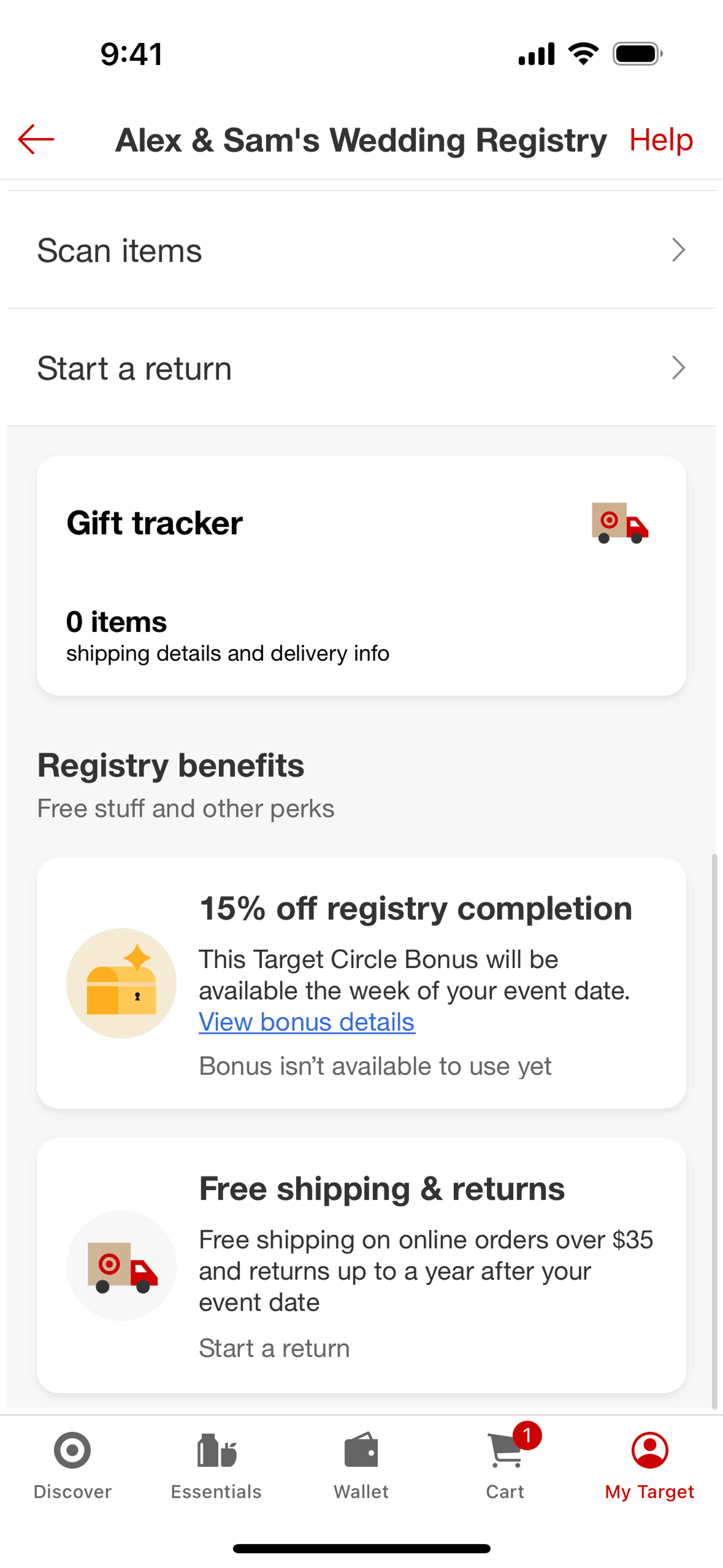 Target iOS Shopping interface screenshot 5