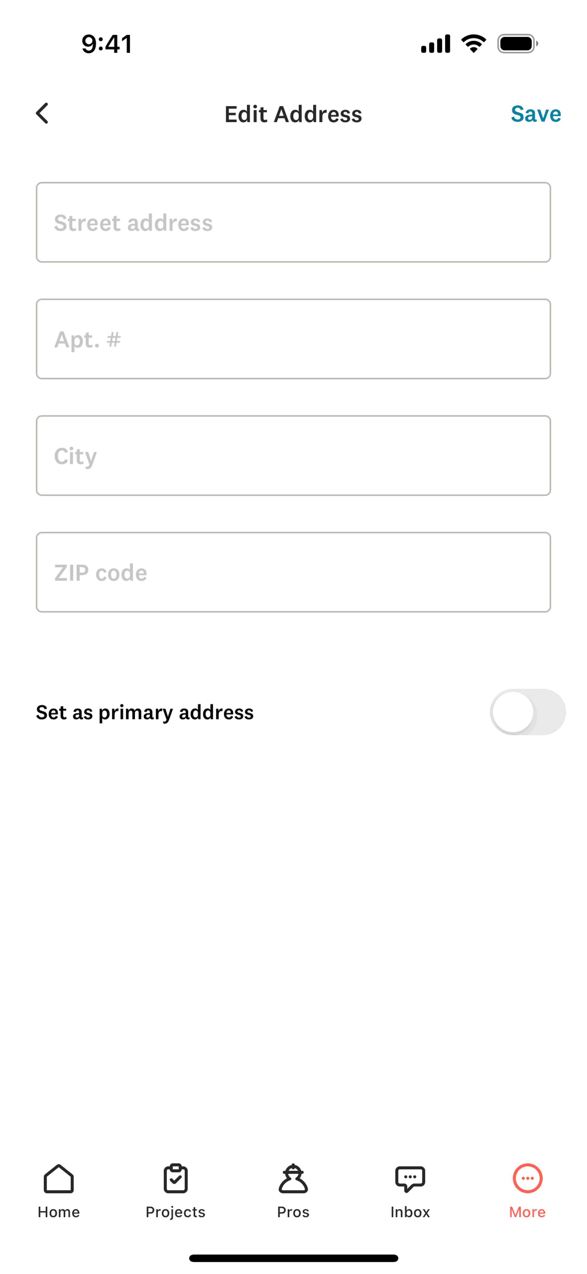 Angi iOS Lifestyle interface screenshot 18