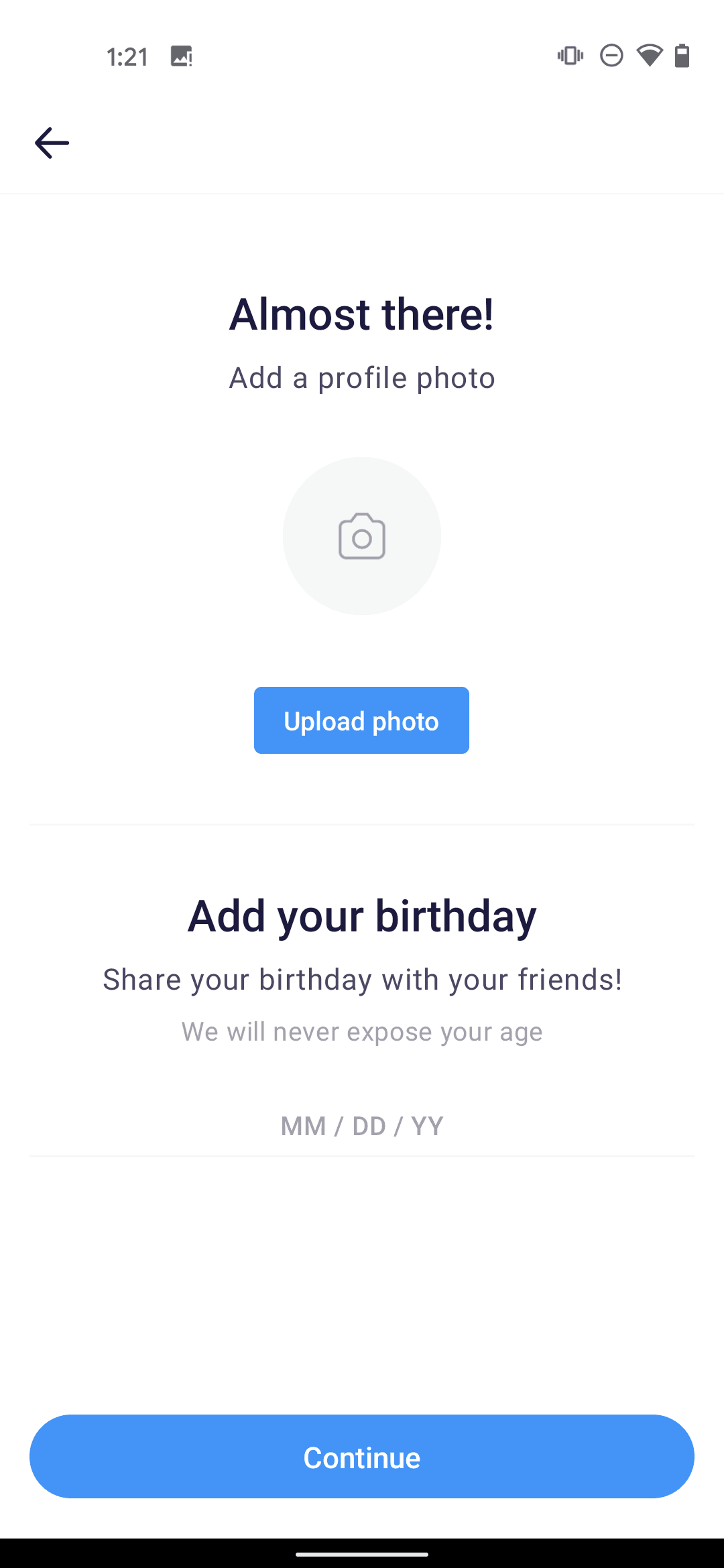 IRL Android Social Networking interface screenshot 20