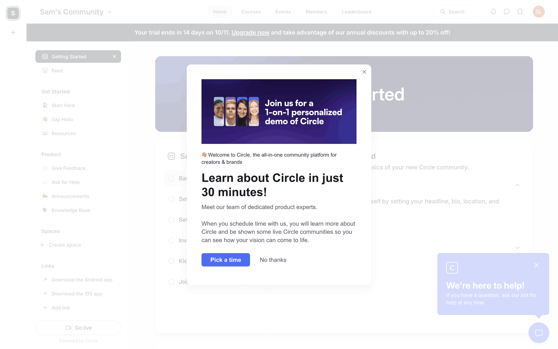 Circle Web Social Networking interface screenshot 20
