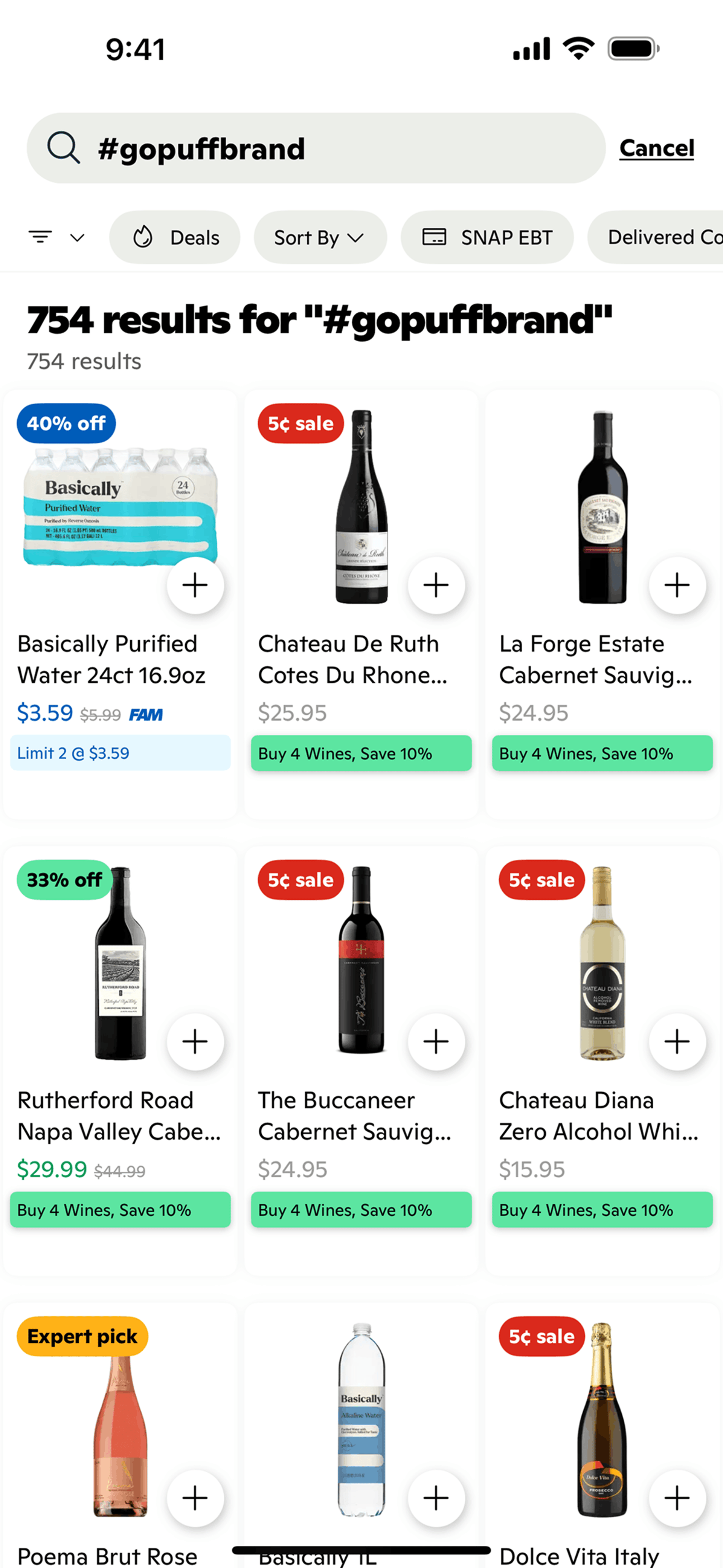 Gopuff iOS Shopping interface screenshot 13