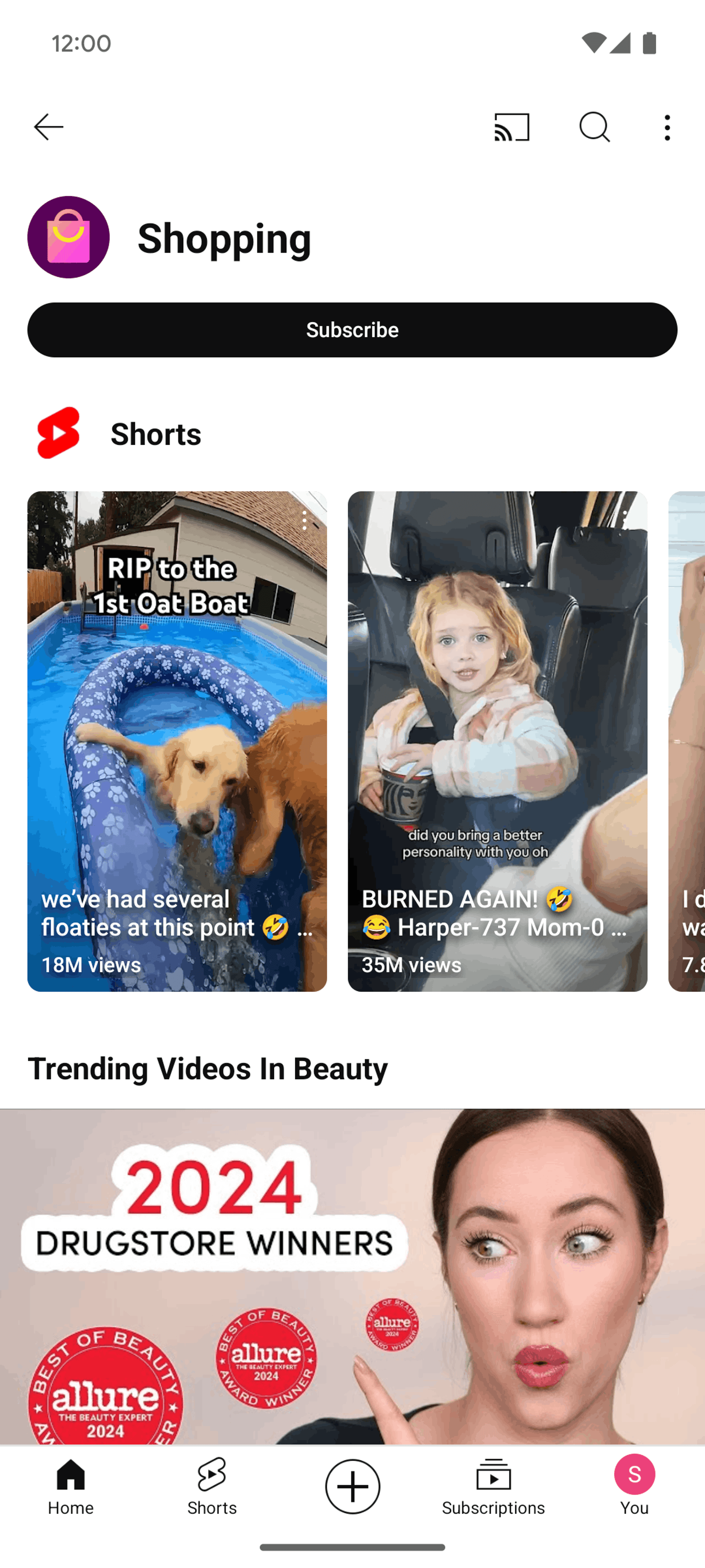 YouTube Android Photo & Video interface screenshot 17