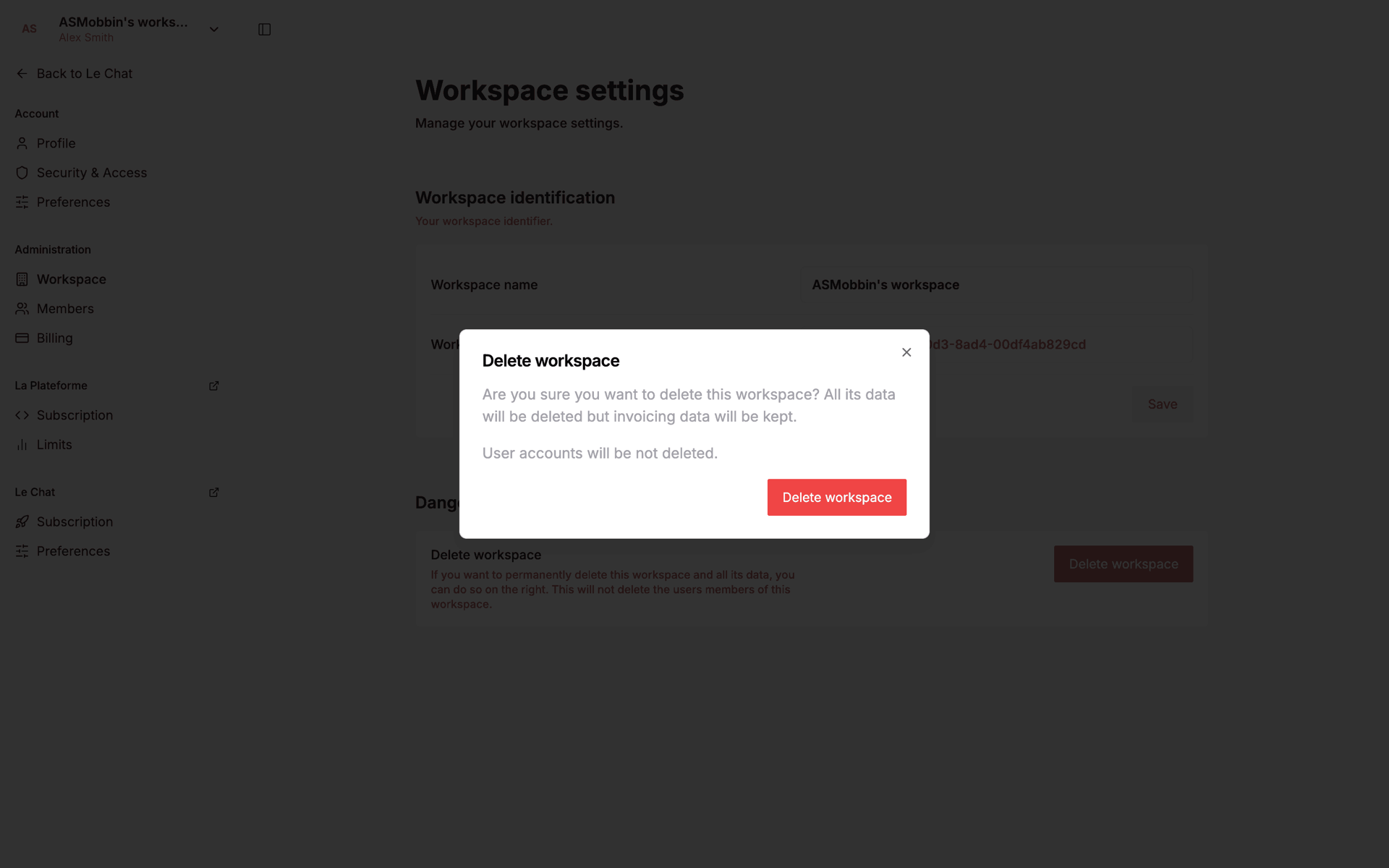 Mistral AI Web AI interface screenshot 13