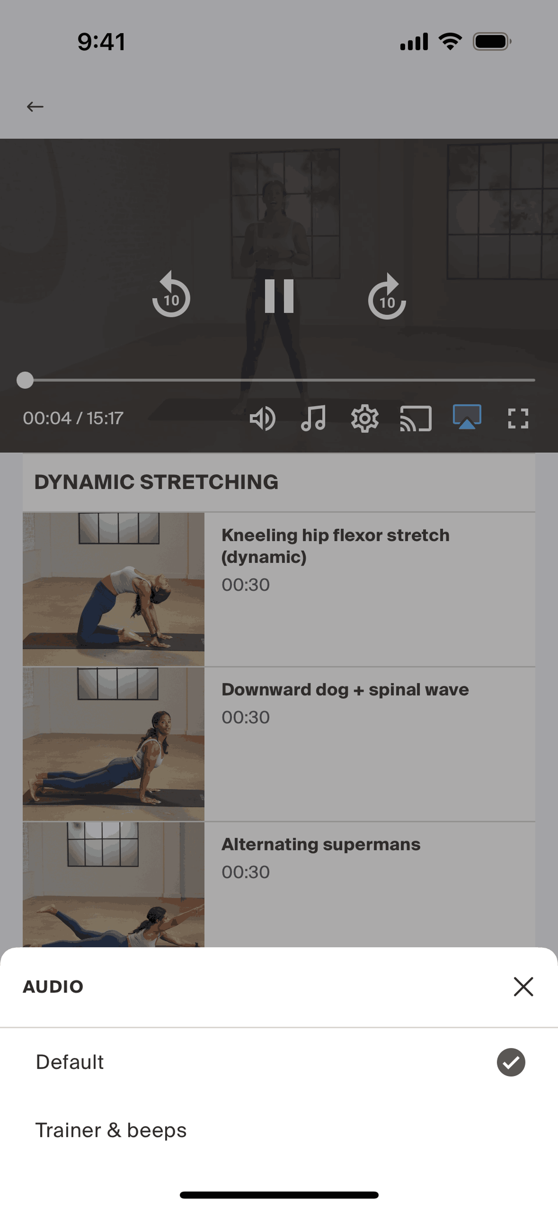 Centr iOS Health & Fitness interface screenshot 19