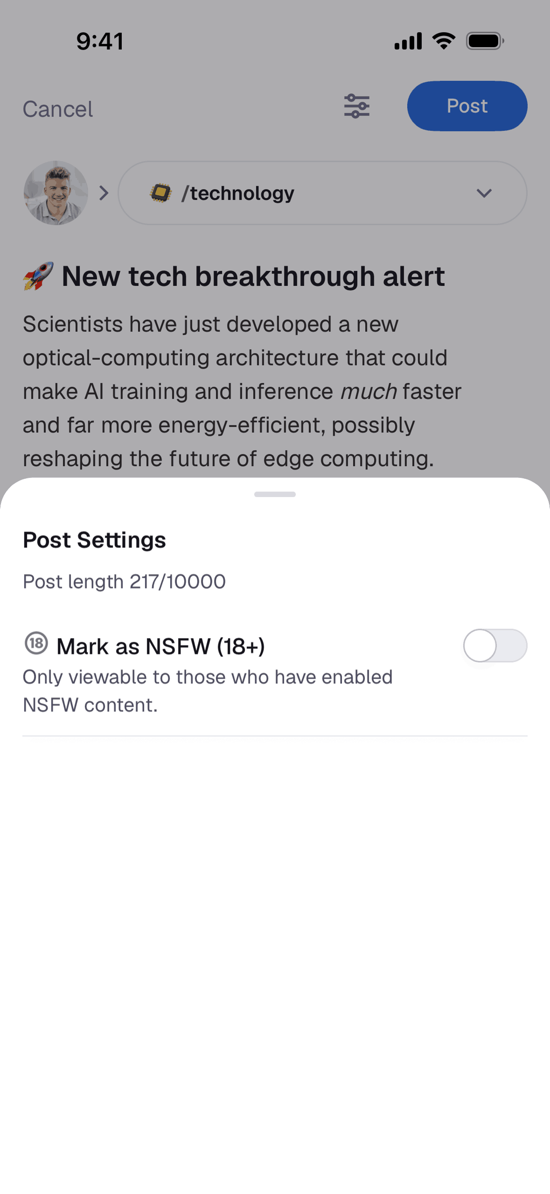 Digg iOS Social Networking interface screenshot 13