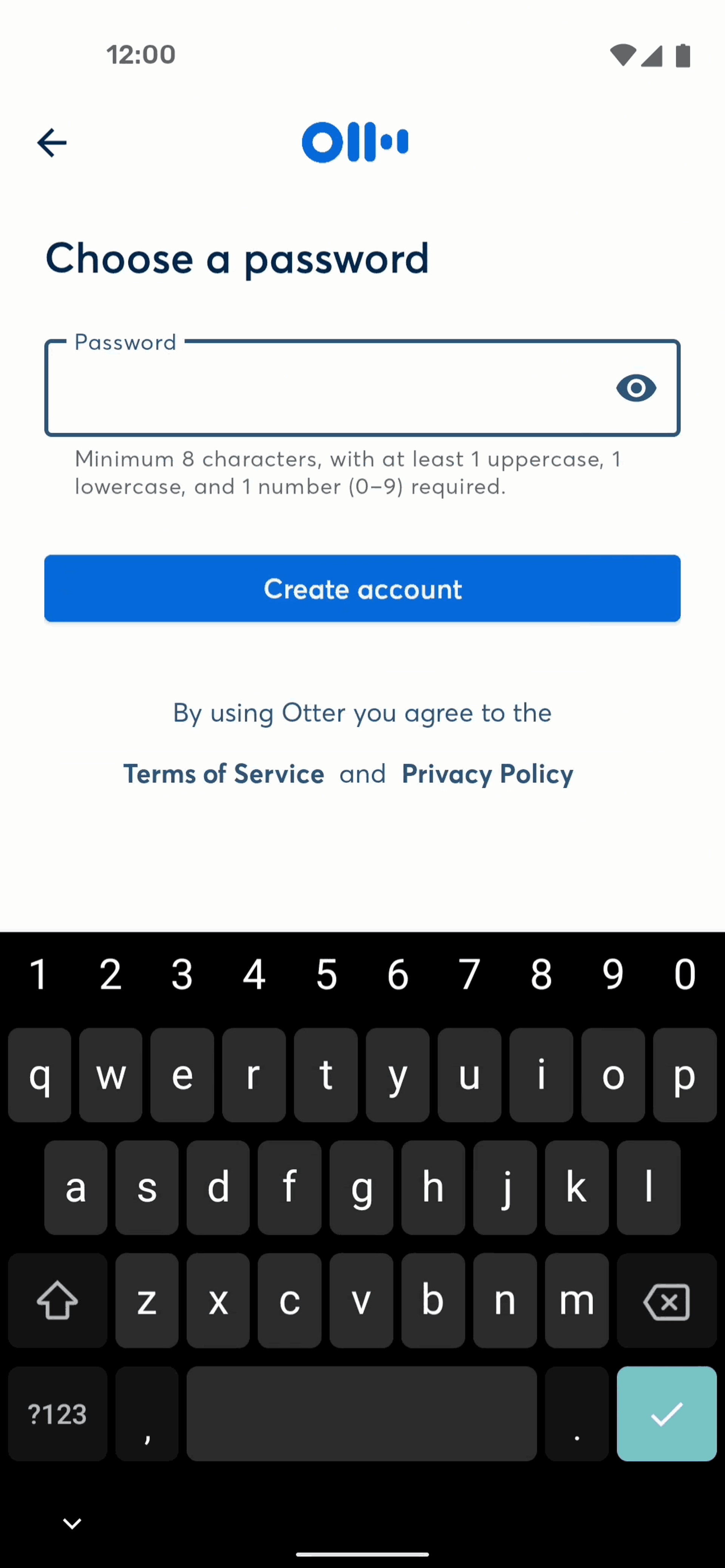 Otter.ai Android AI interface screenshot 8