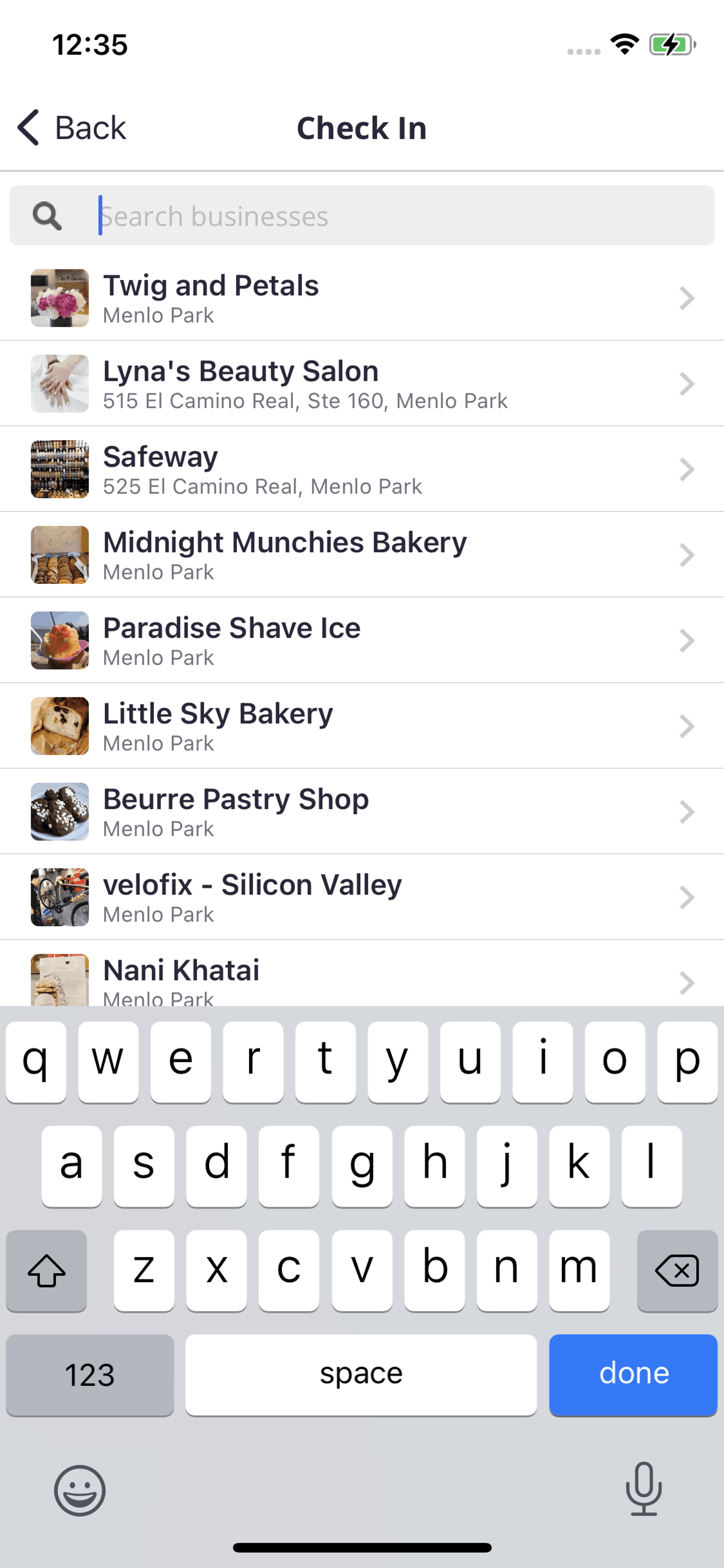 Yelp iOS Food & Drink interface screenshot 8
