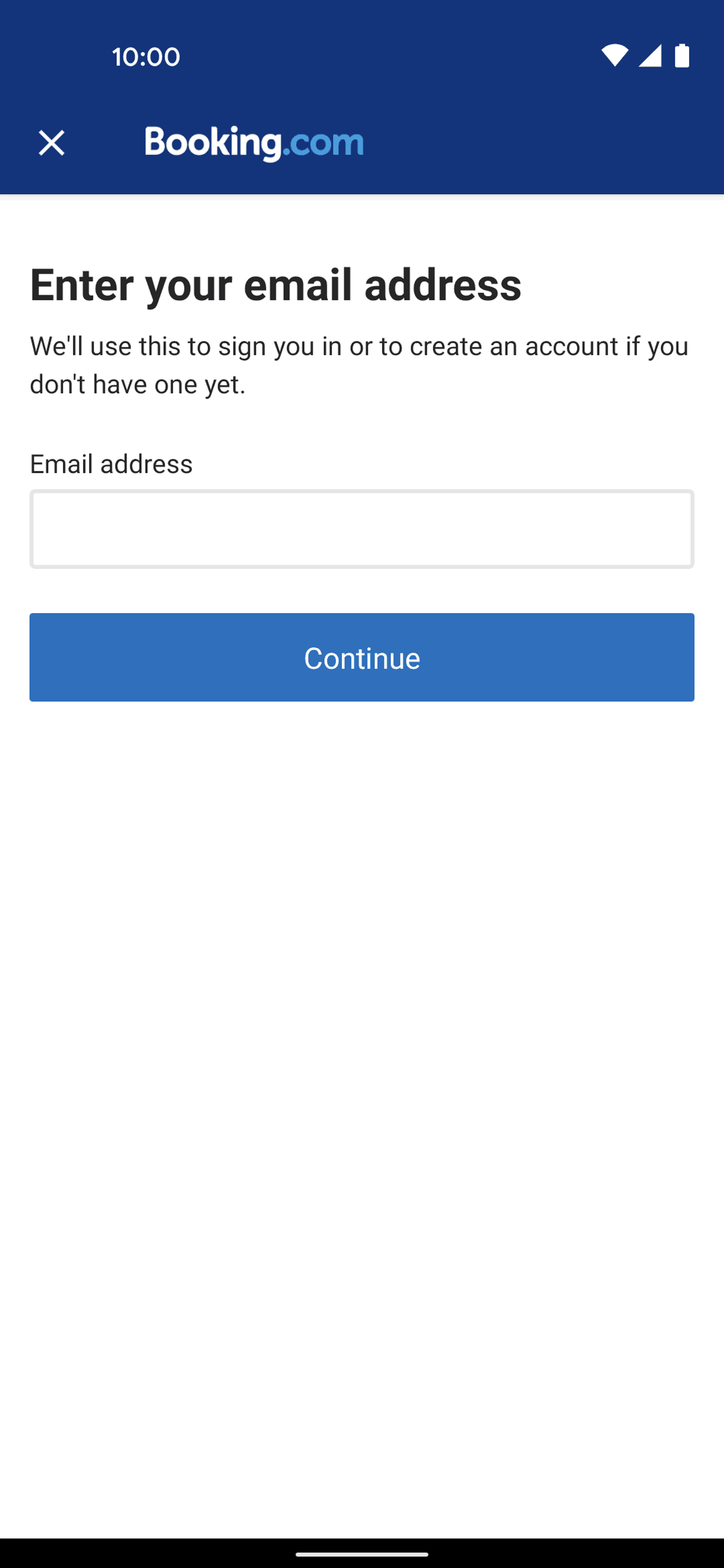 Booking.com Android Travel & Transportation interface screenshot 4