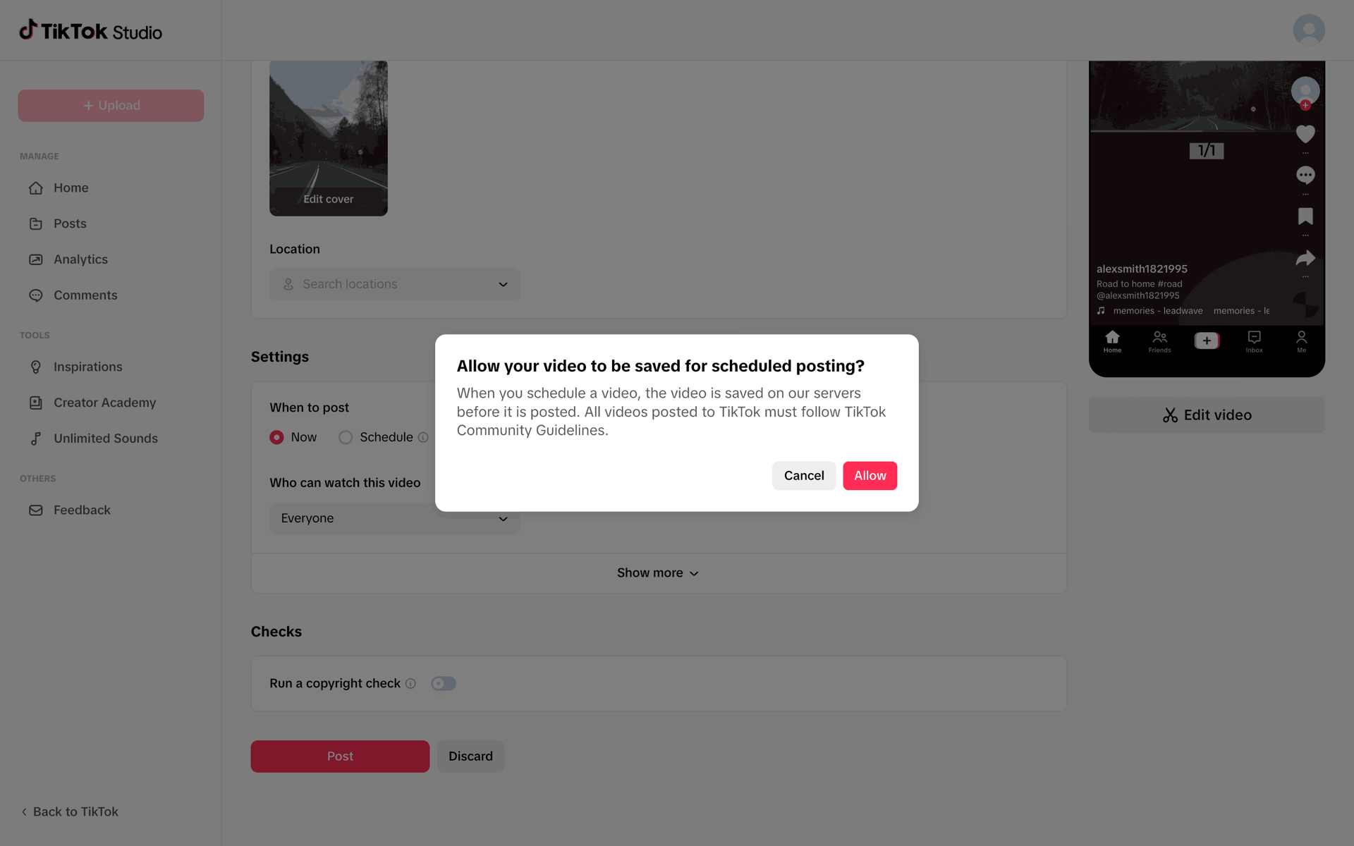 TikTok Web Social Networking interface screenshot 8