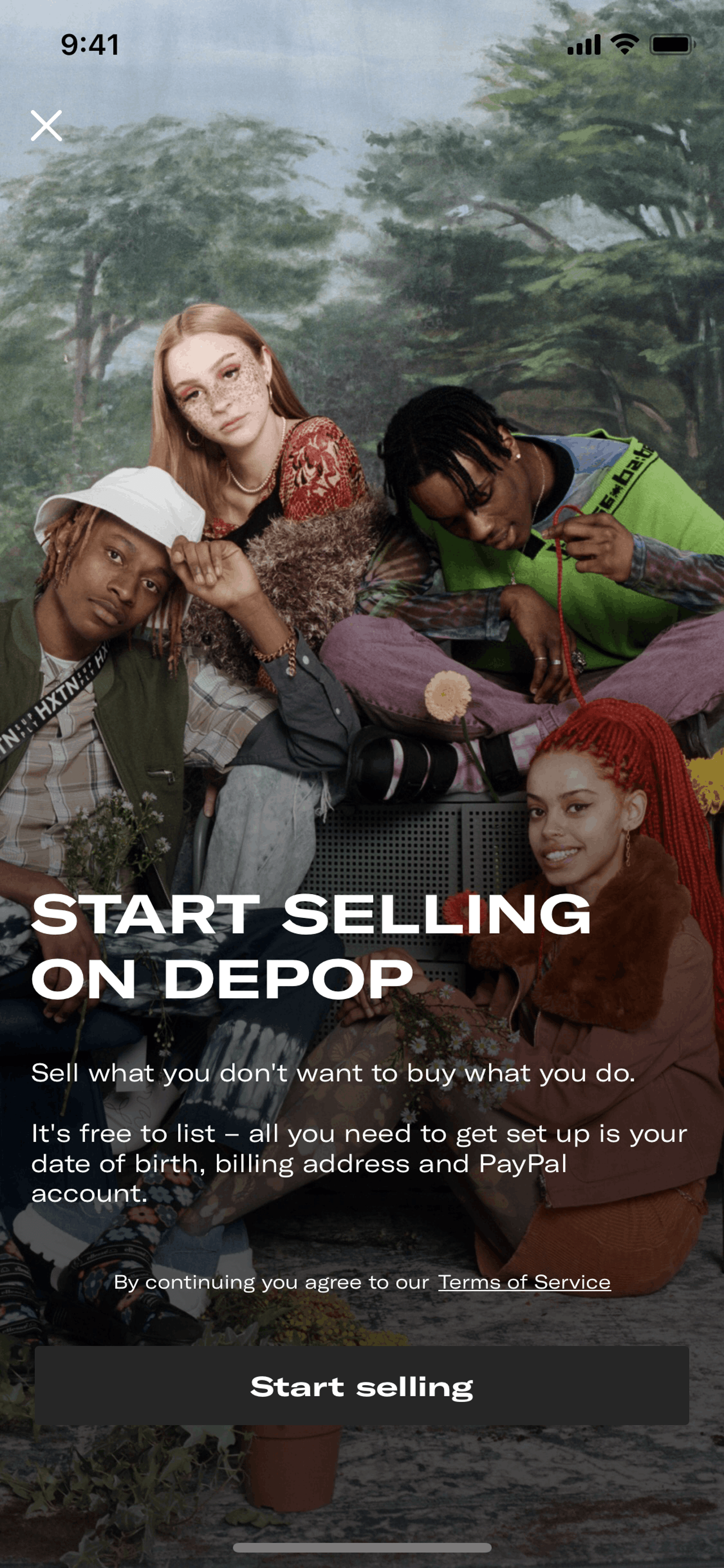 Depop iOS Shopping interface screenshot 2