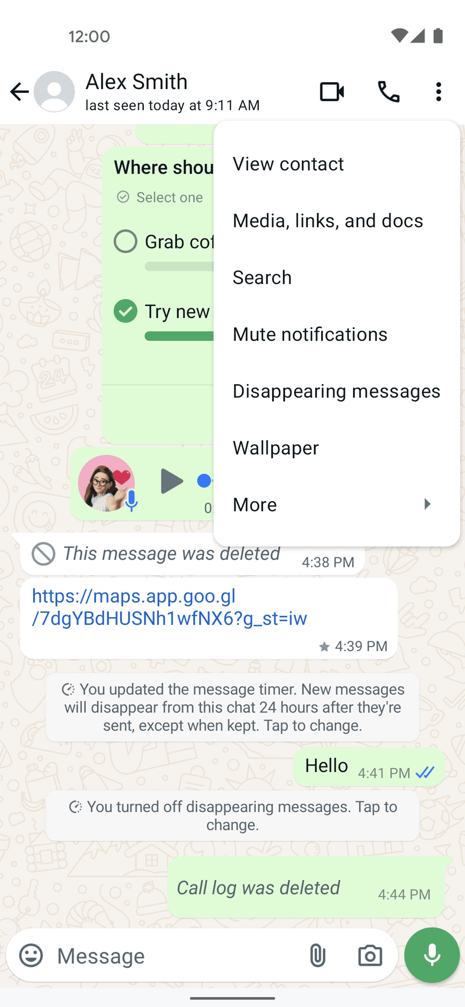 WhatsApp Android Social Networking interface screenshot 8