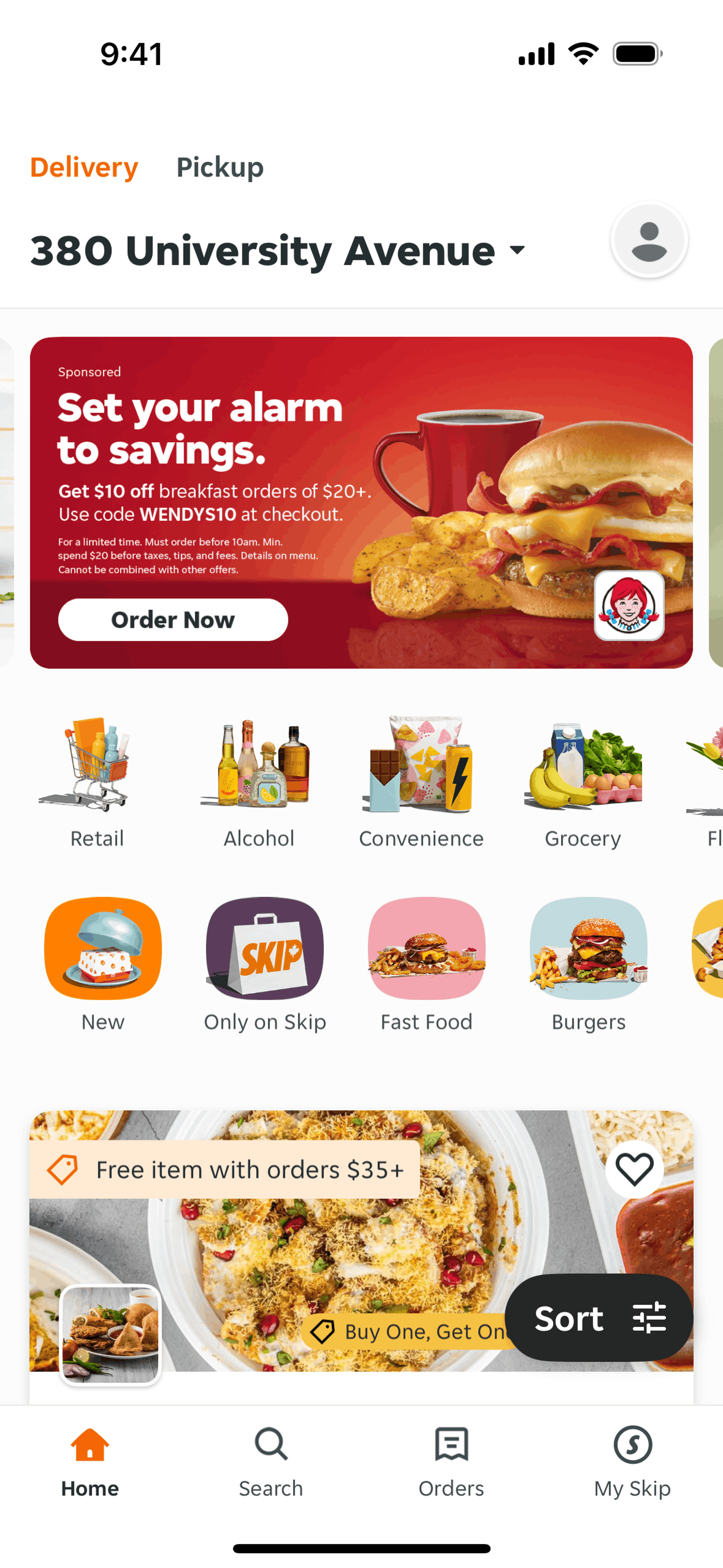 Skip iOS Food & Drink interface screenshot 11