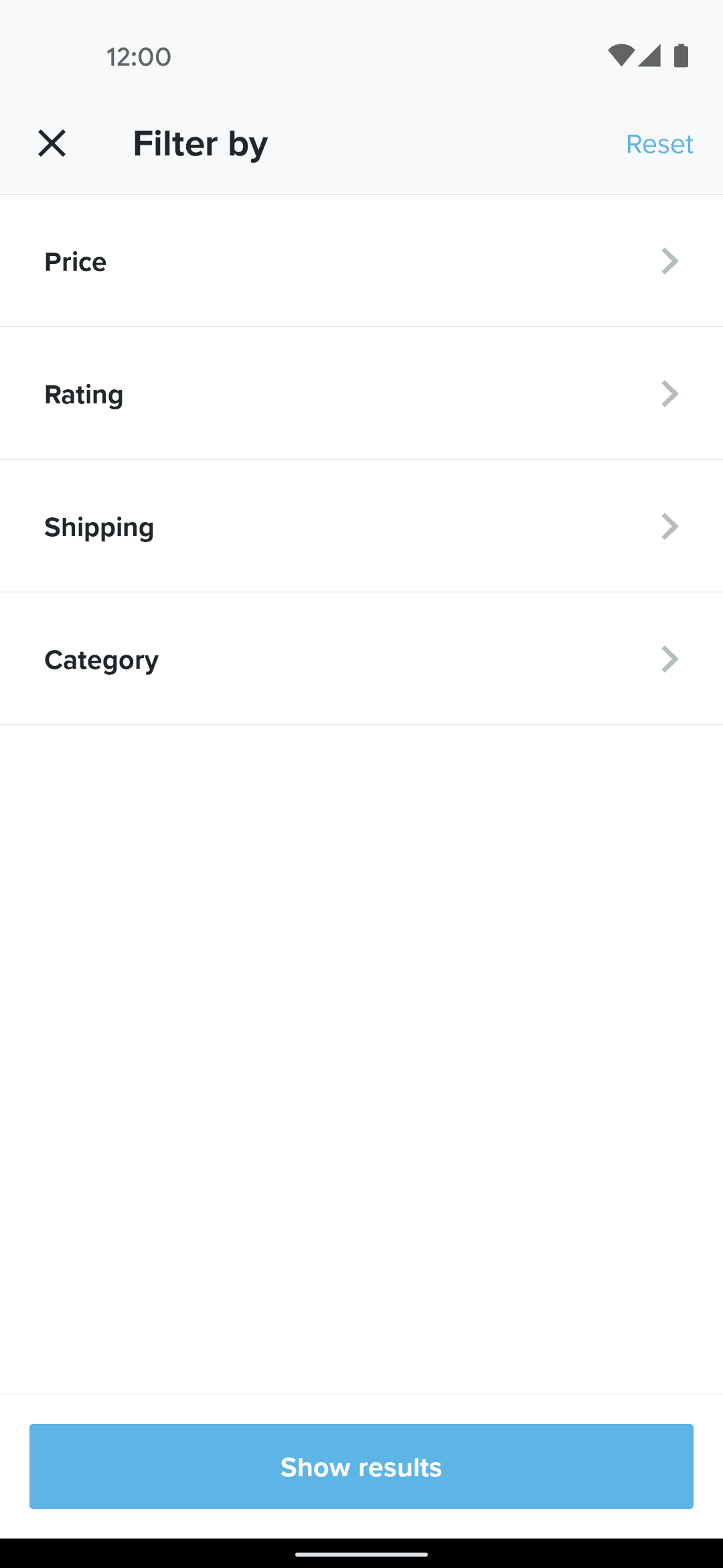 Wish Android Shopping interface screenshot 23