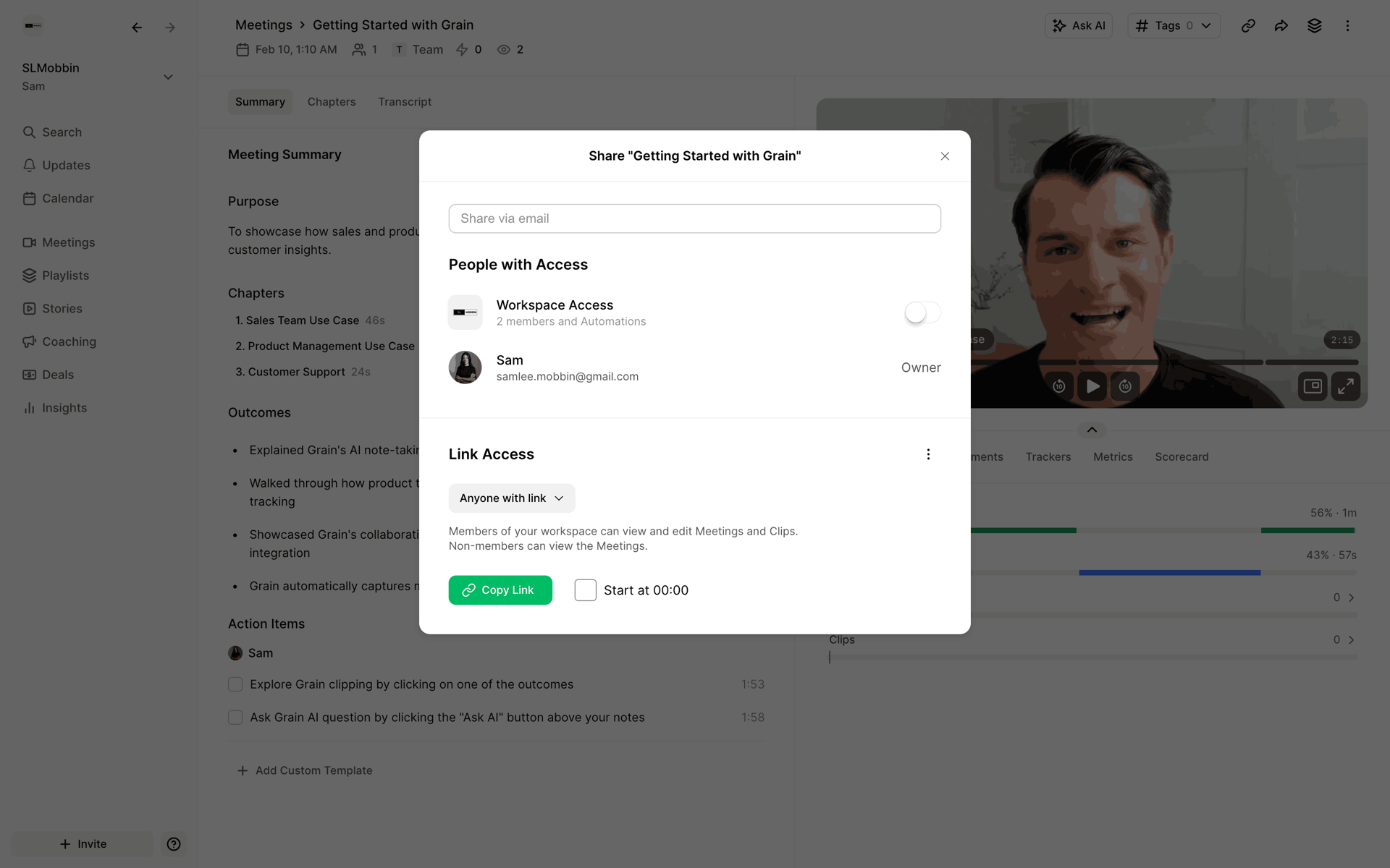 Grain Web AI interface screenshot 7