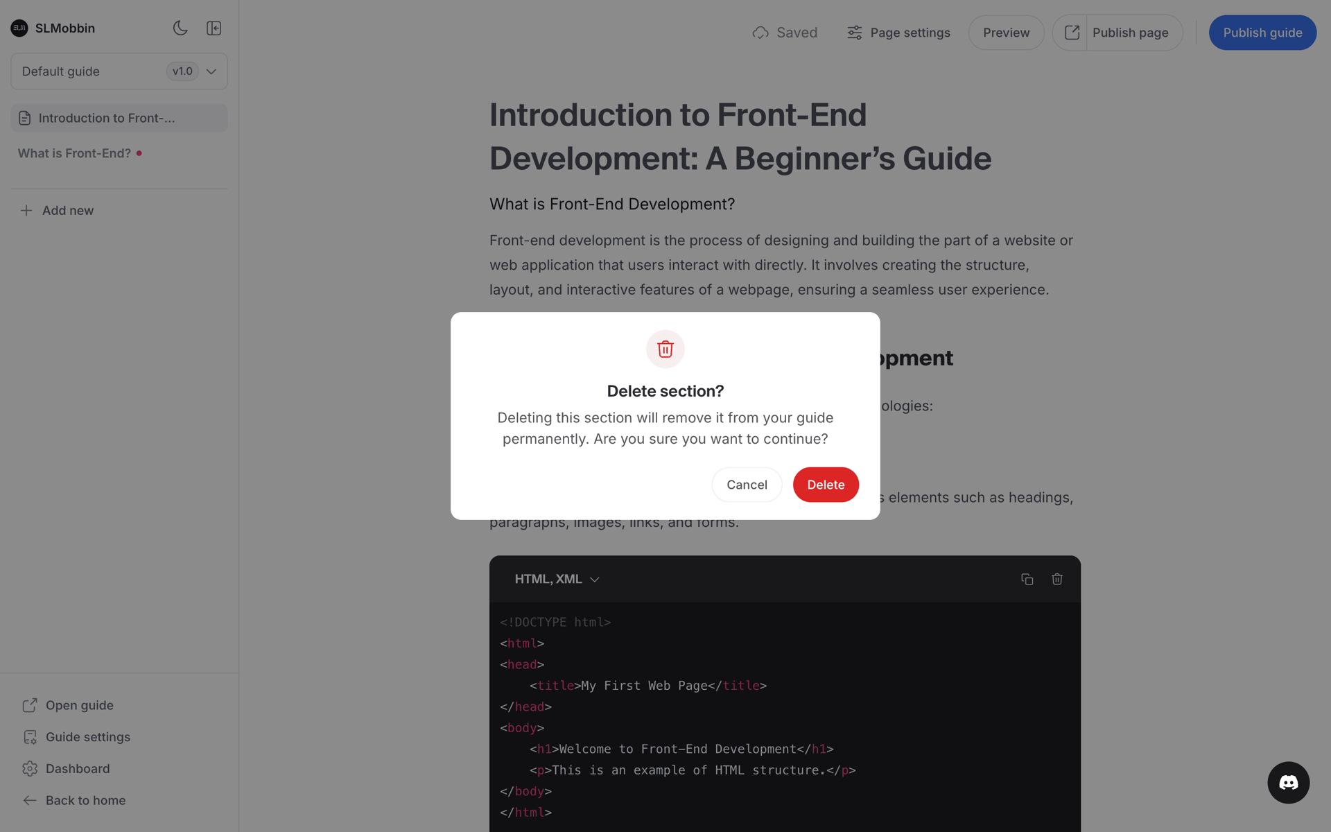 Hashnode Web Developer Tools interface screenshot 9