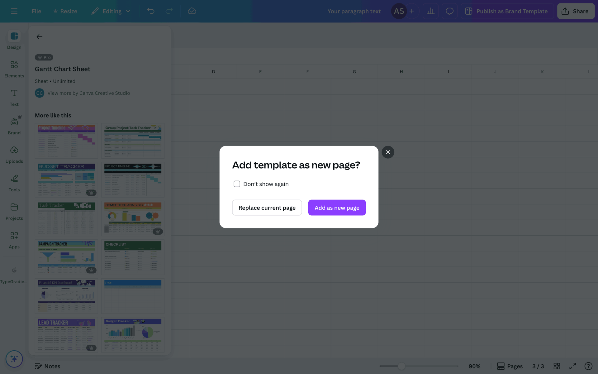 Canva Web Photo & Video interface screenshot 7
