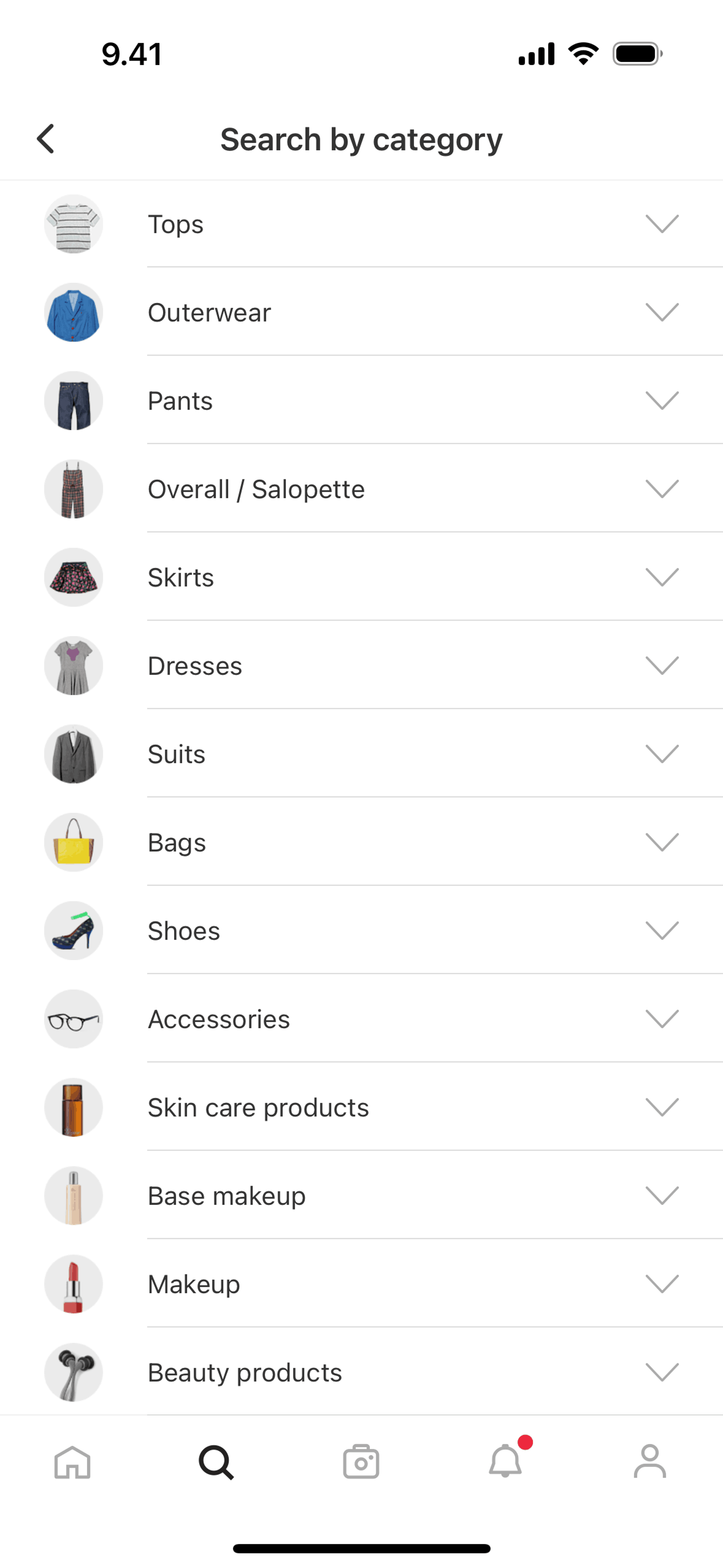 WEAR iOS Shopping interface screenshot 15