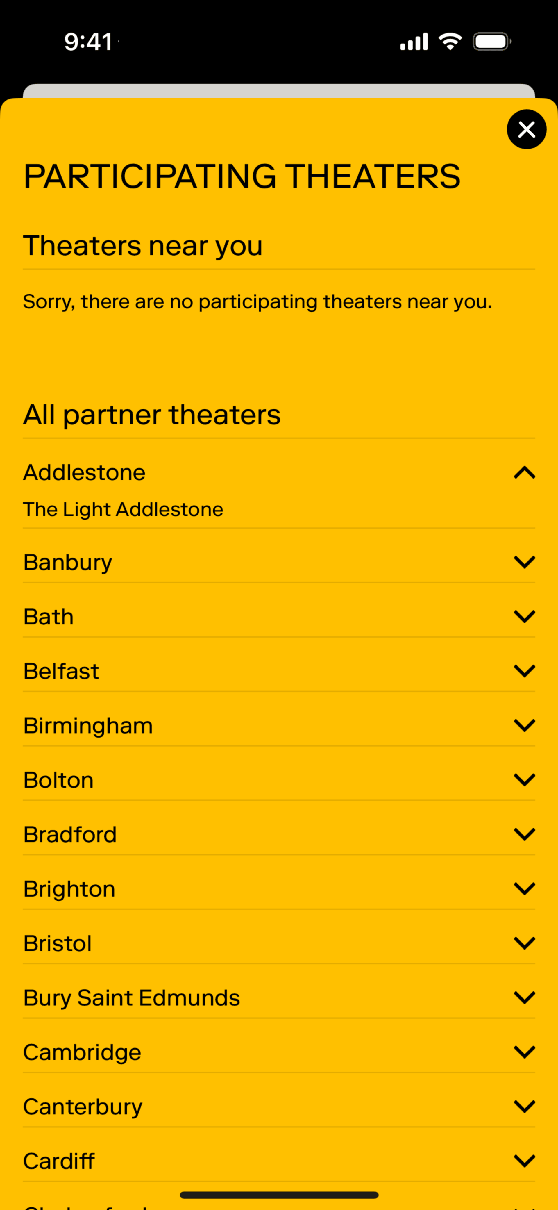 MUBI GO iOS Entertainment interface screenshot 20