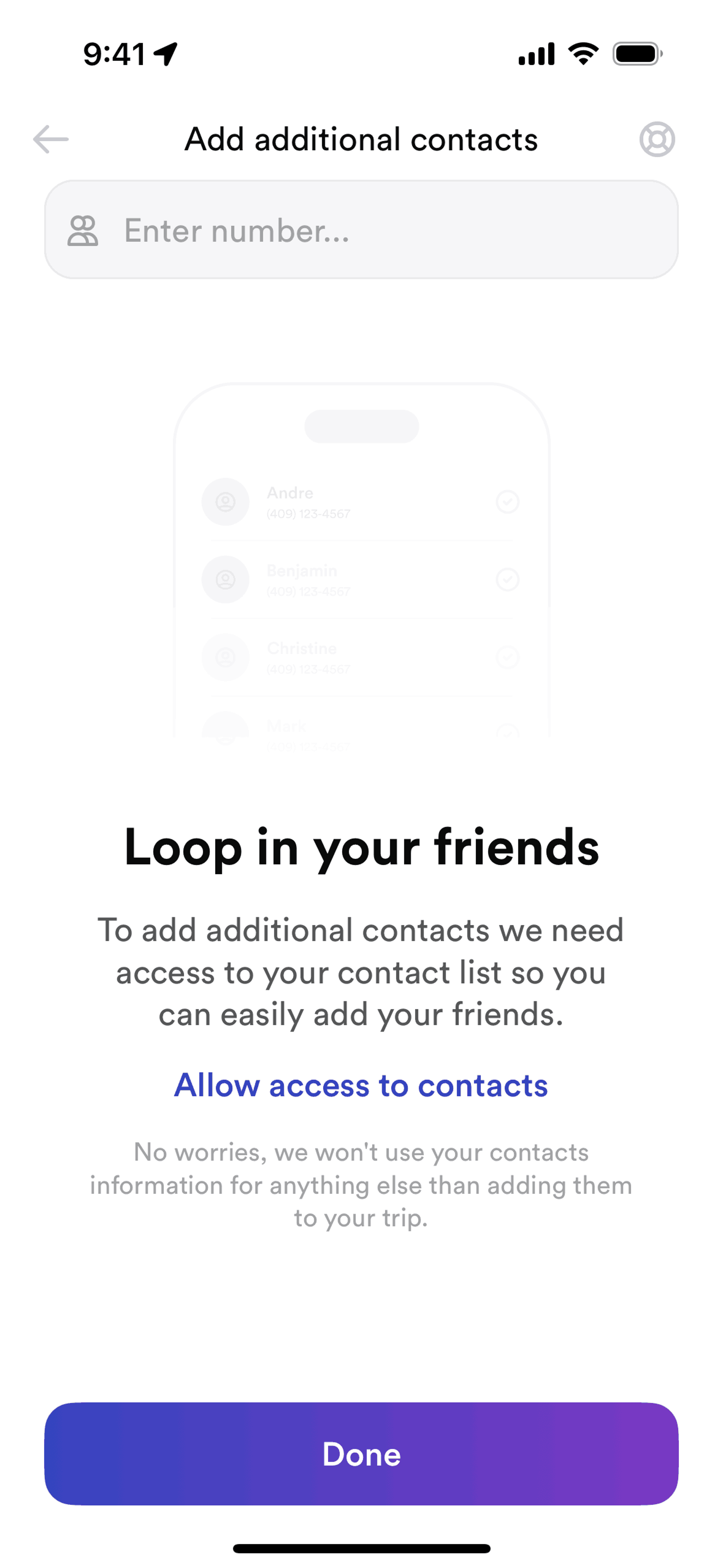 Lugg iOS Lifestyle interface screenshot 8