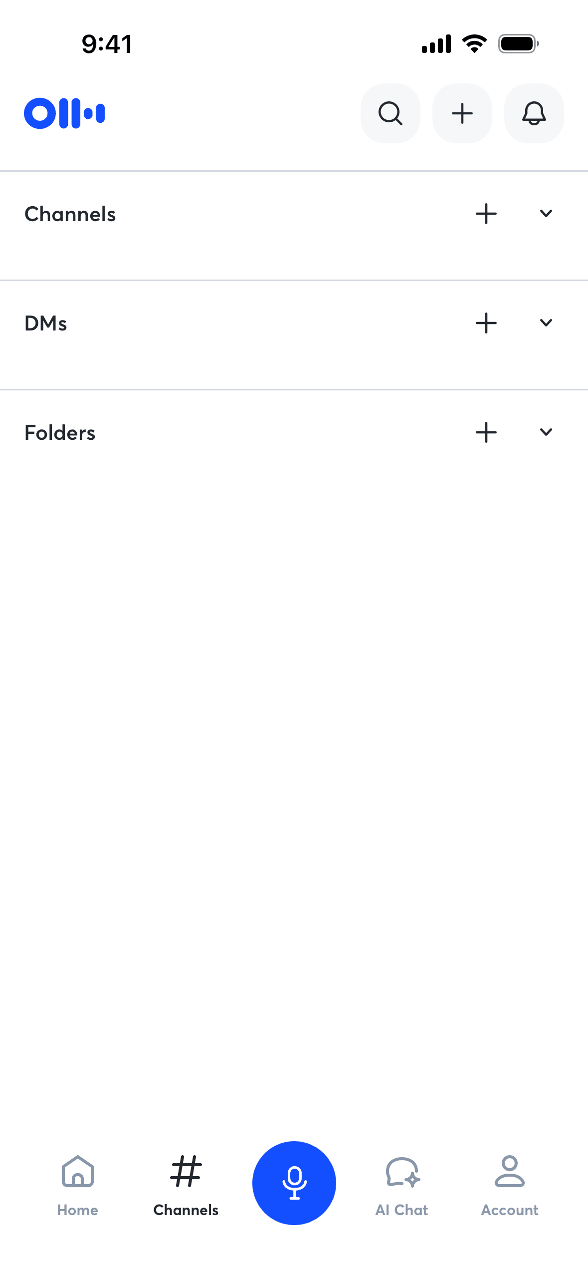 Otter.ai iOS AI interface screenshot 18