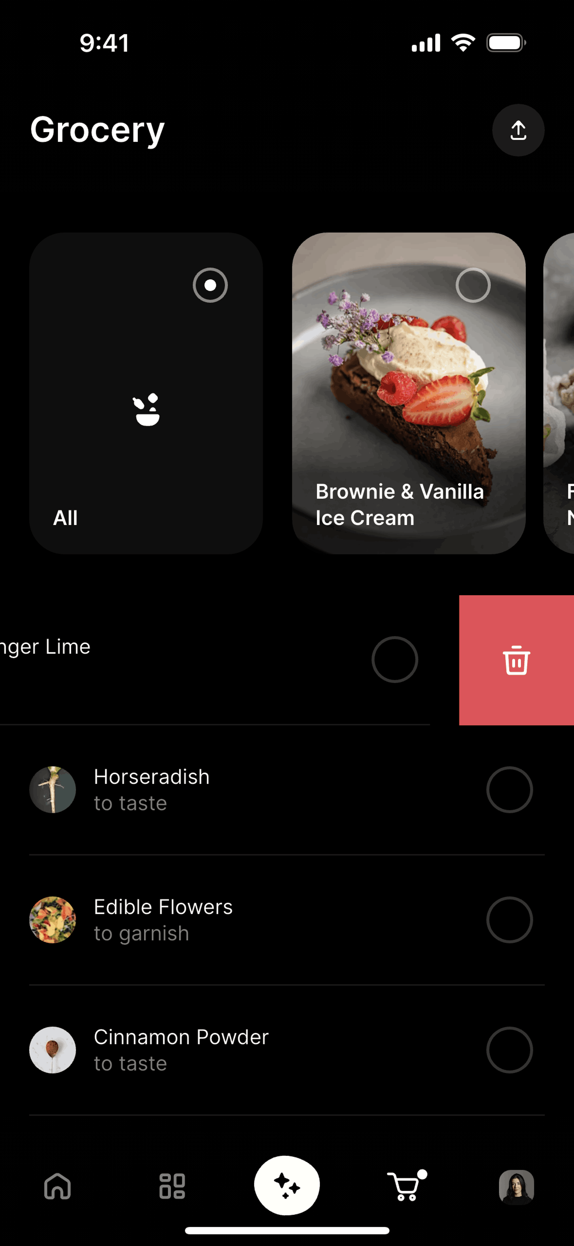 CREME iOS AI interface screenshot 19