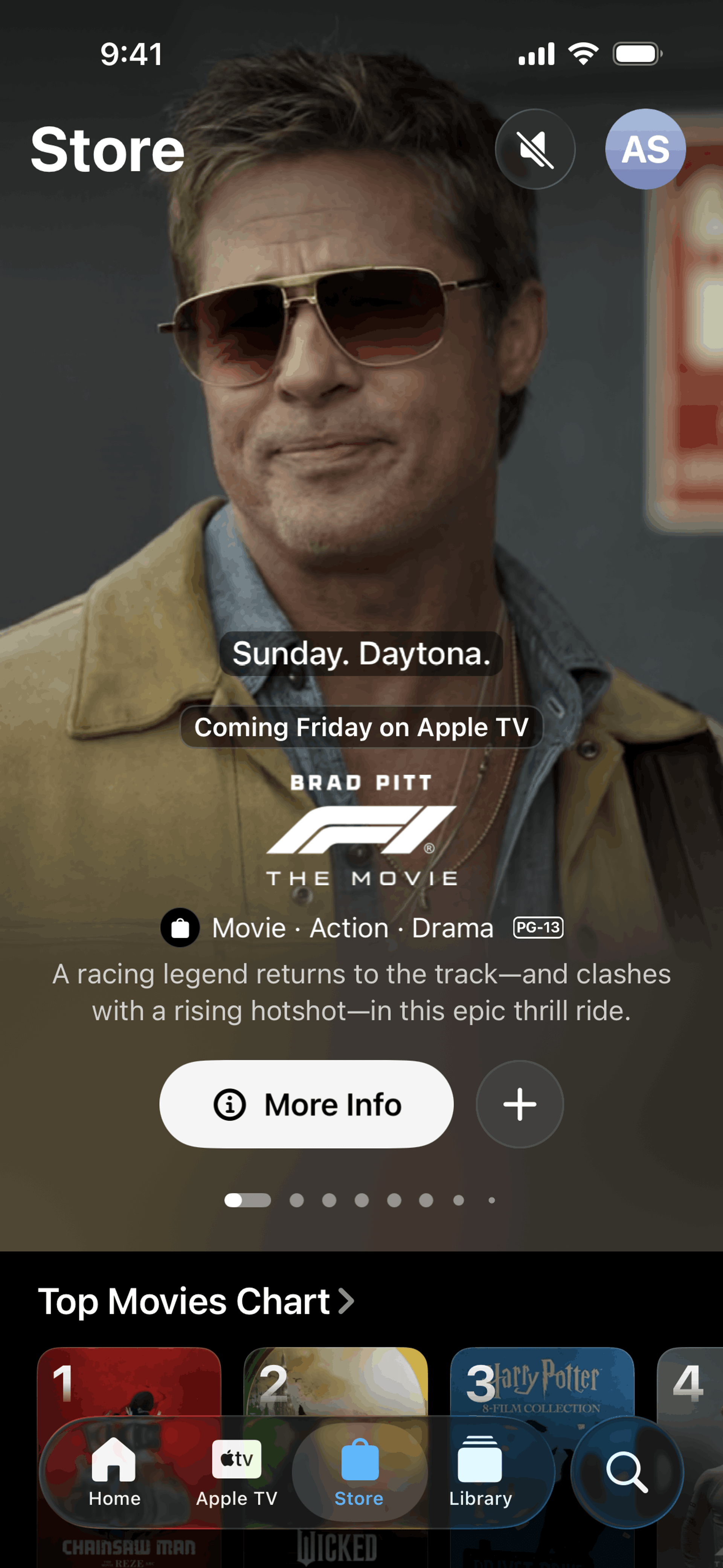 Apple TV iOS Entertainment interface screenshot 4