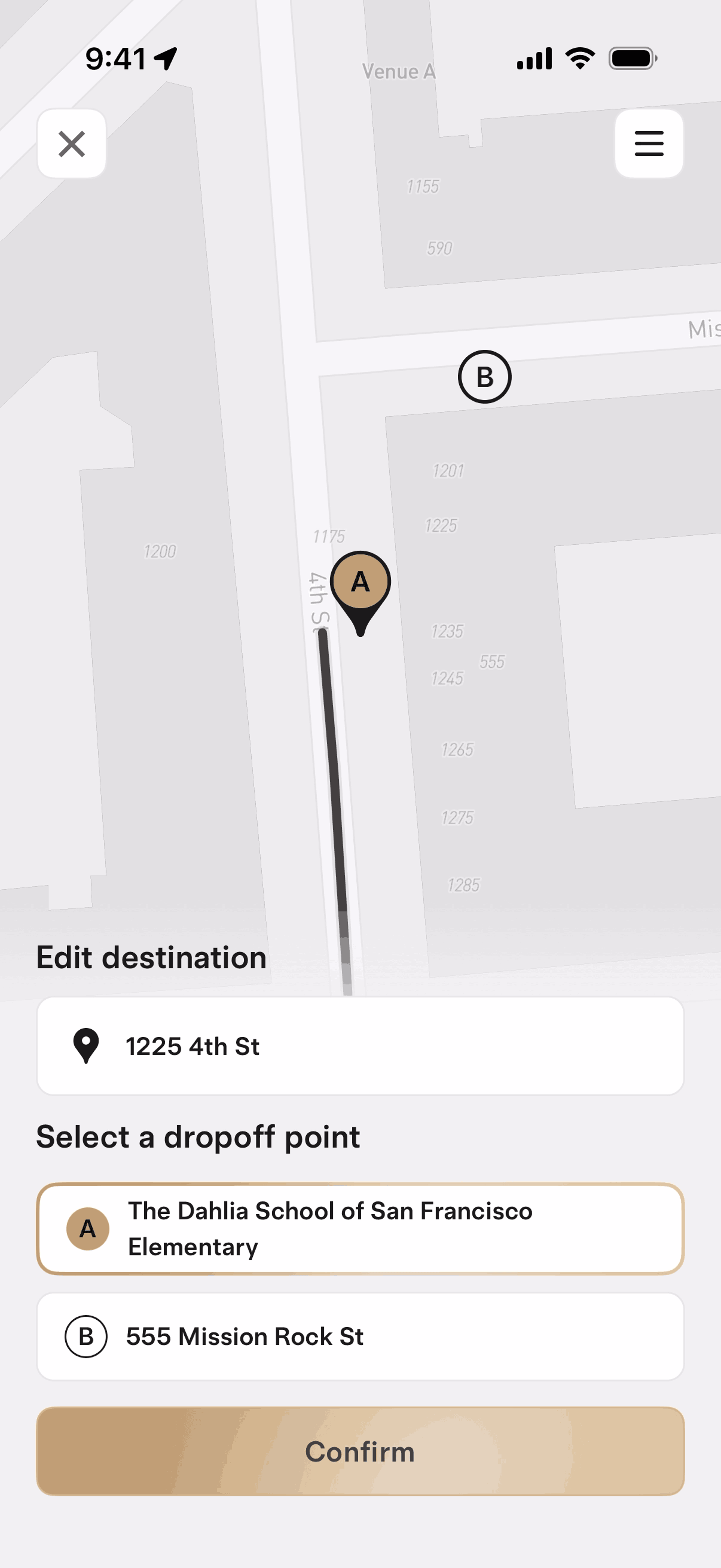 Tesla Robotaxi iOS Travel & Transportation interface screenshot 20