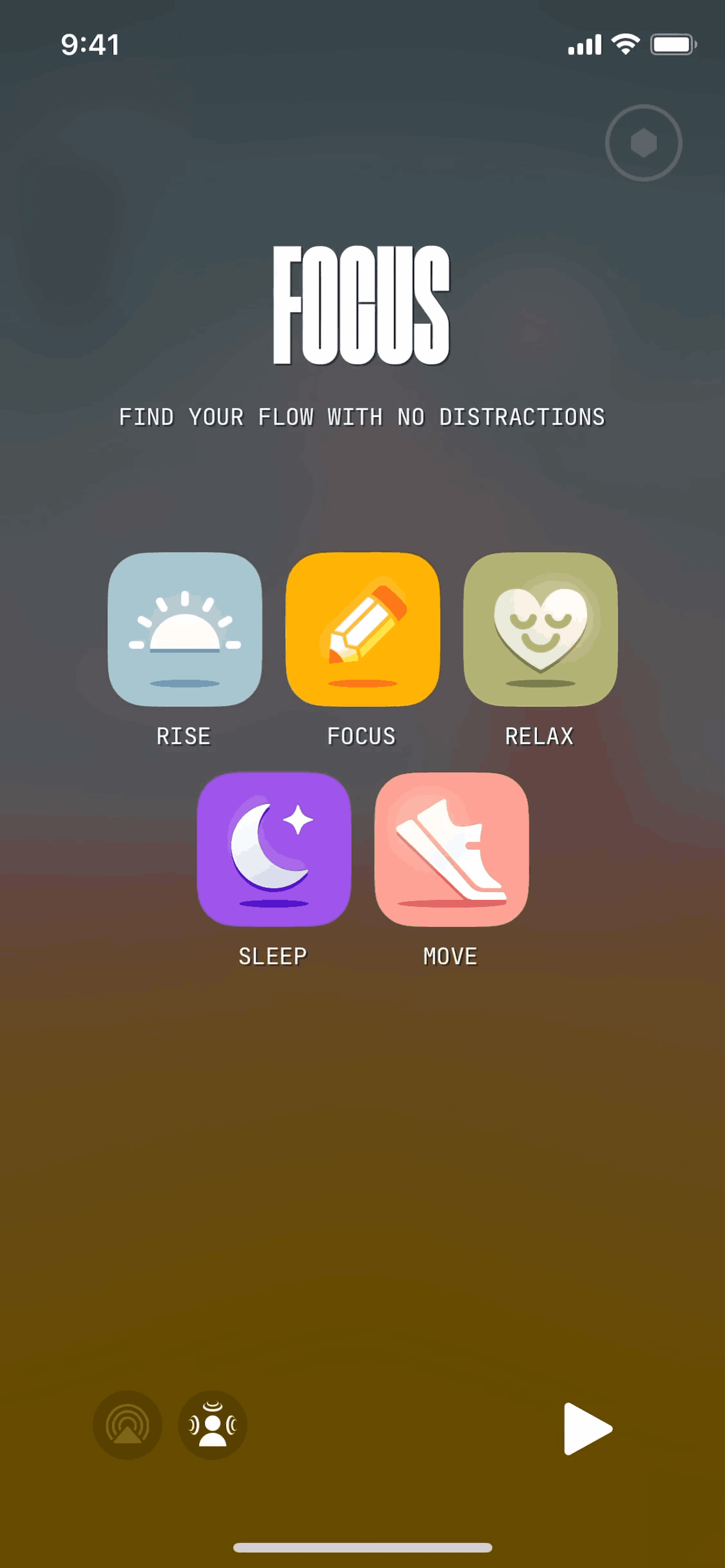 (Not Boring) Vibes iOS Health & Fitness interface screenshot 12
