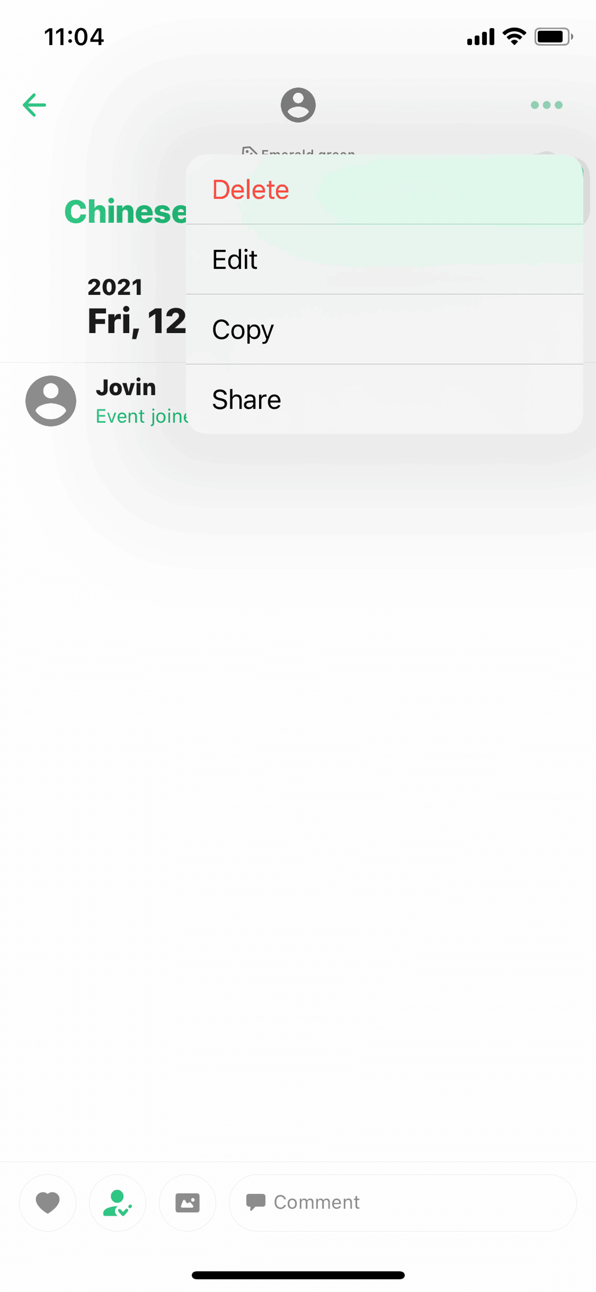 TimeTree iOS Productivity interface screenshot 20