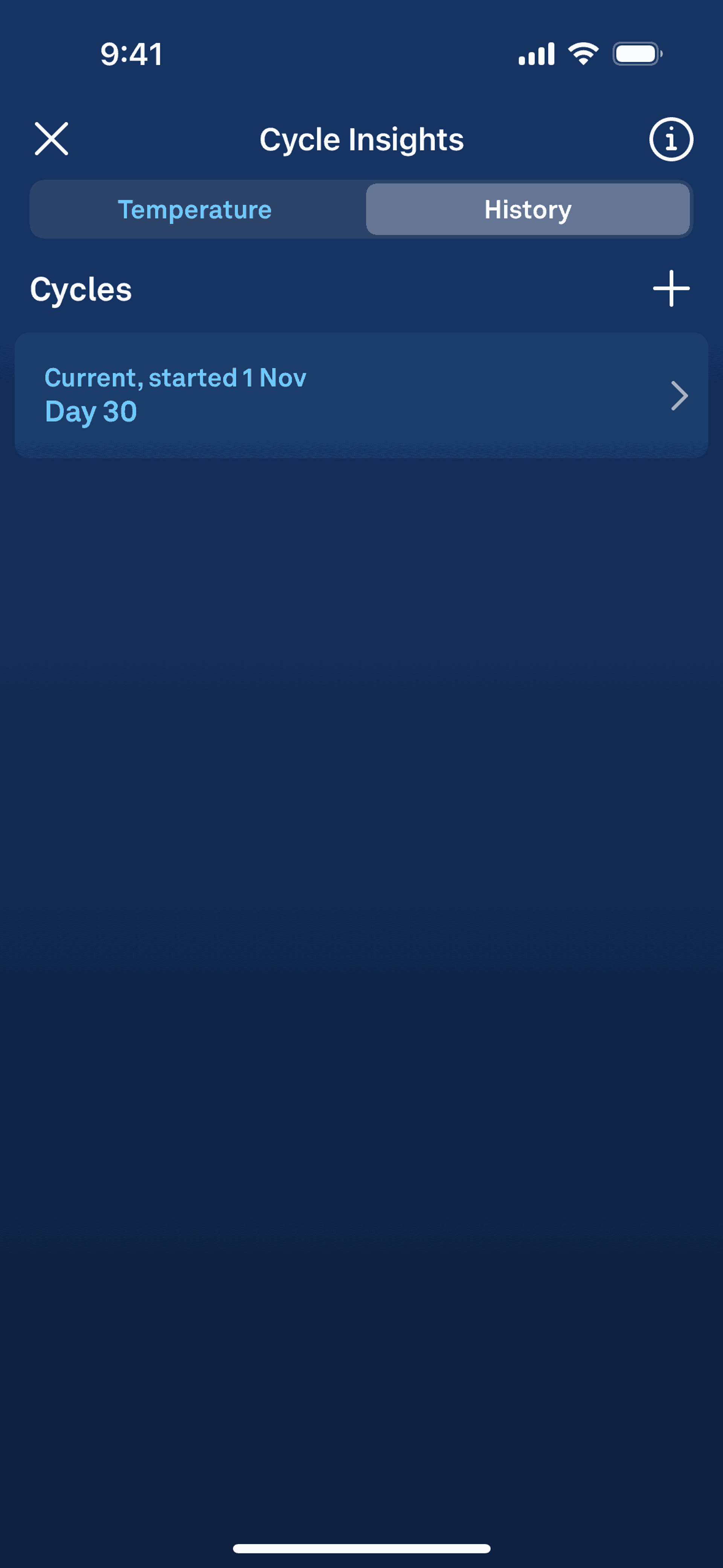 Oura iOS Health & Fitness interface screenshot 16