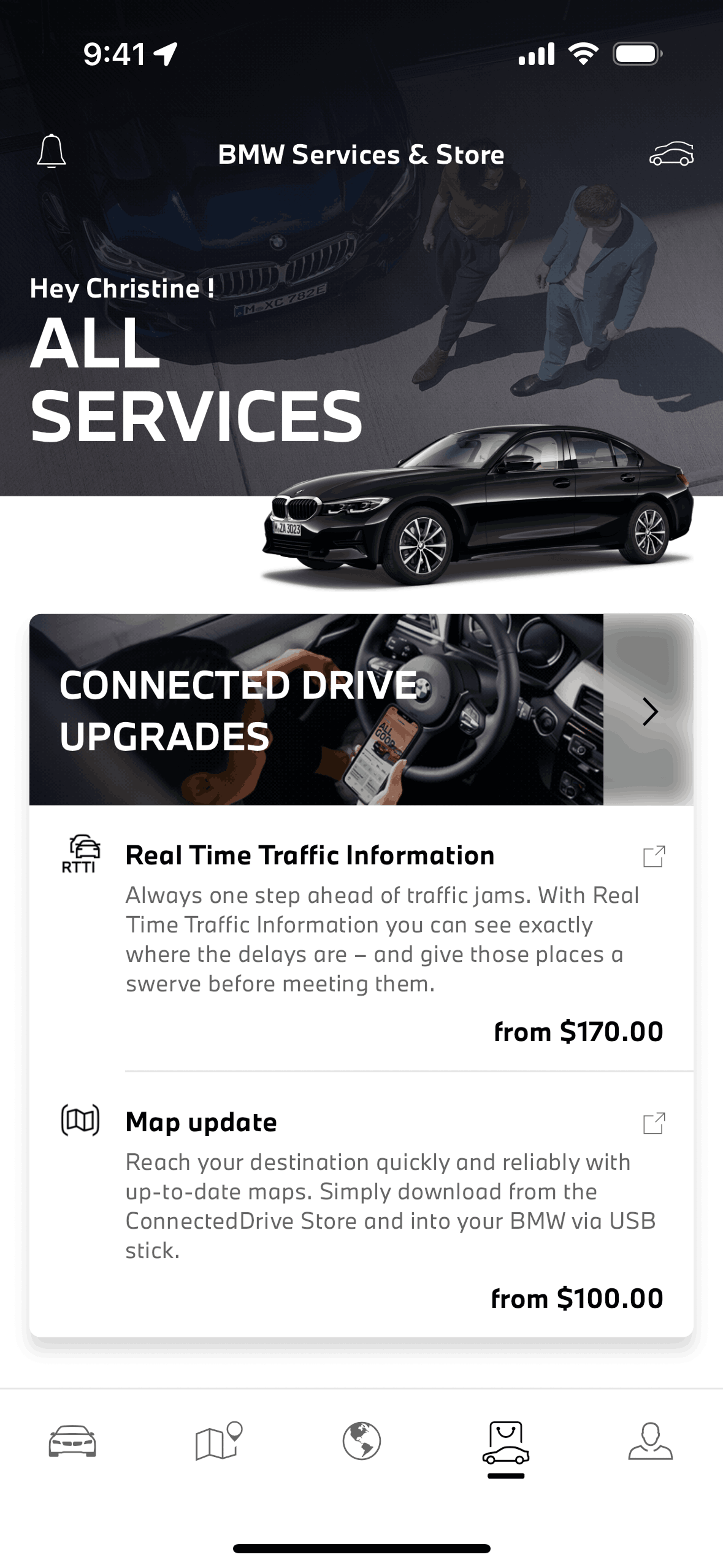 My BMW iOS Travel & Transportation interface screenshot 24