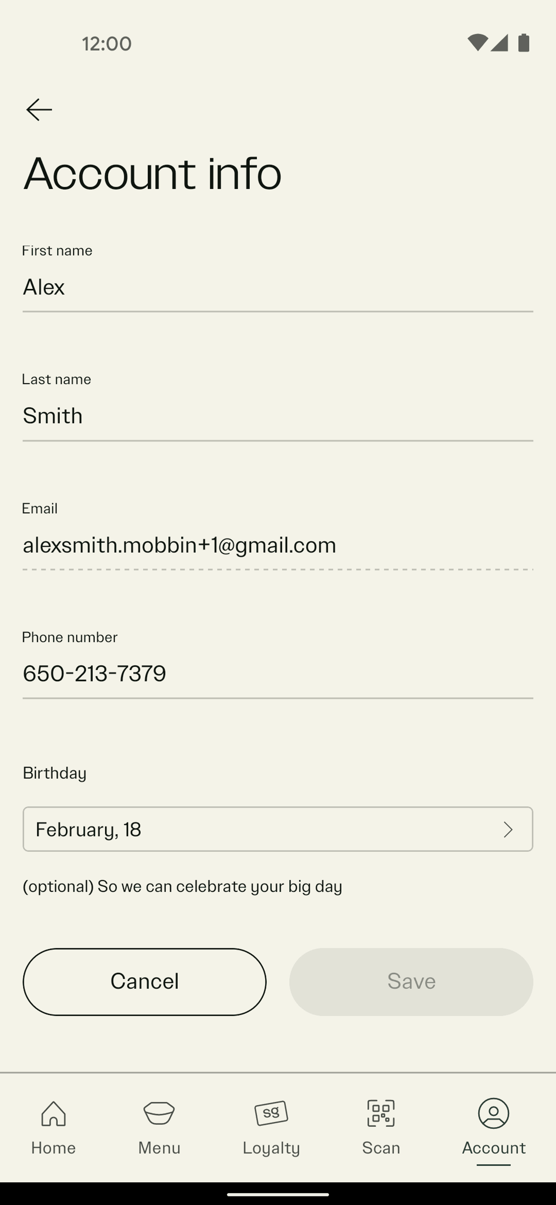 sweetgreen Android Food & Drink interface screenshot 11