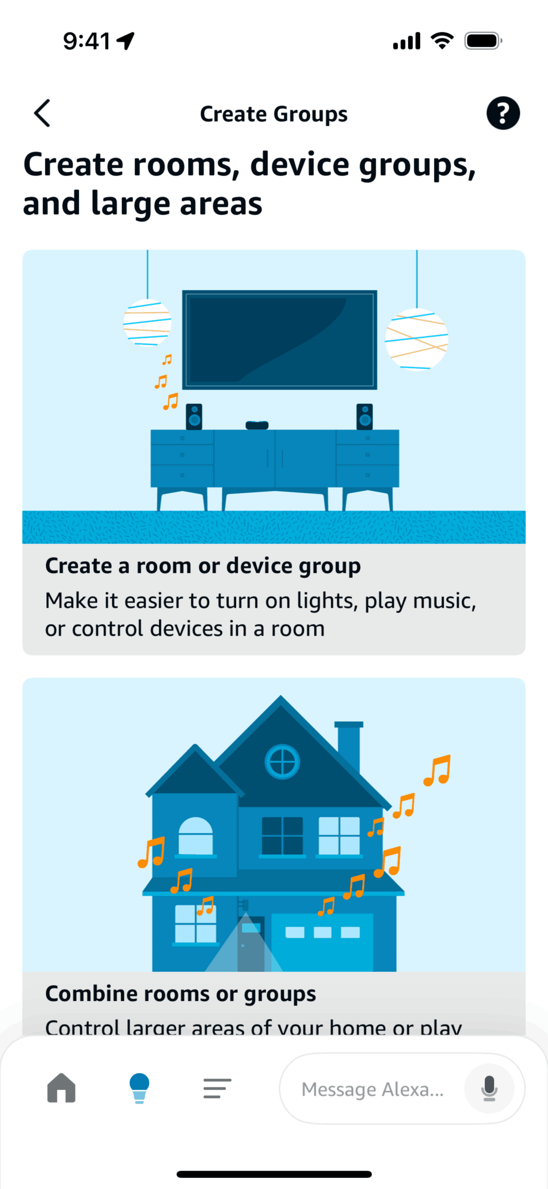 Amazon Alexa iOS Lifestyle interface screenshot 5
