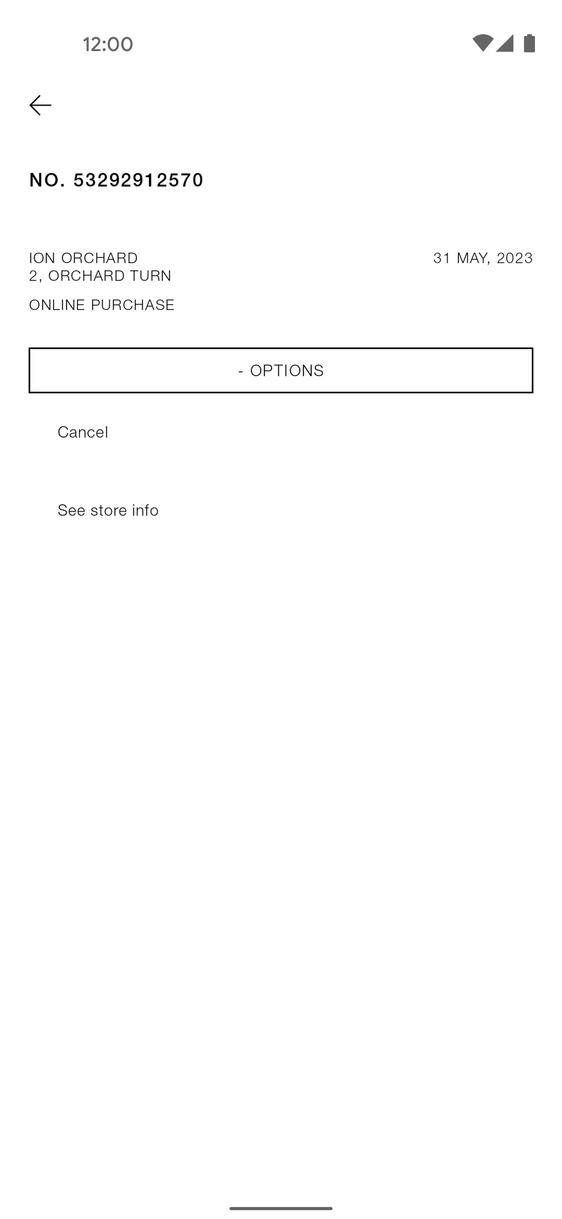 ZARA Android Shopping interface screenshot 22