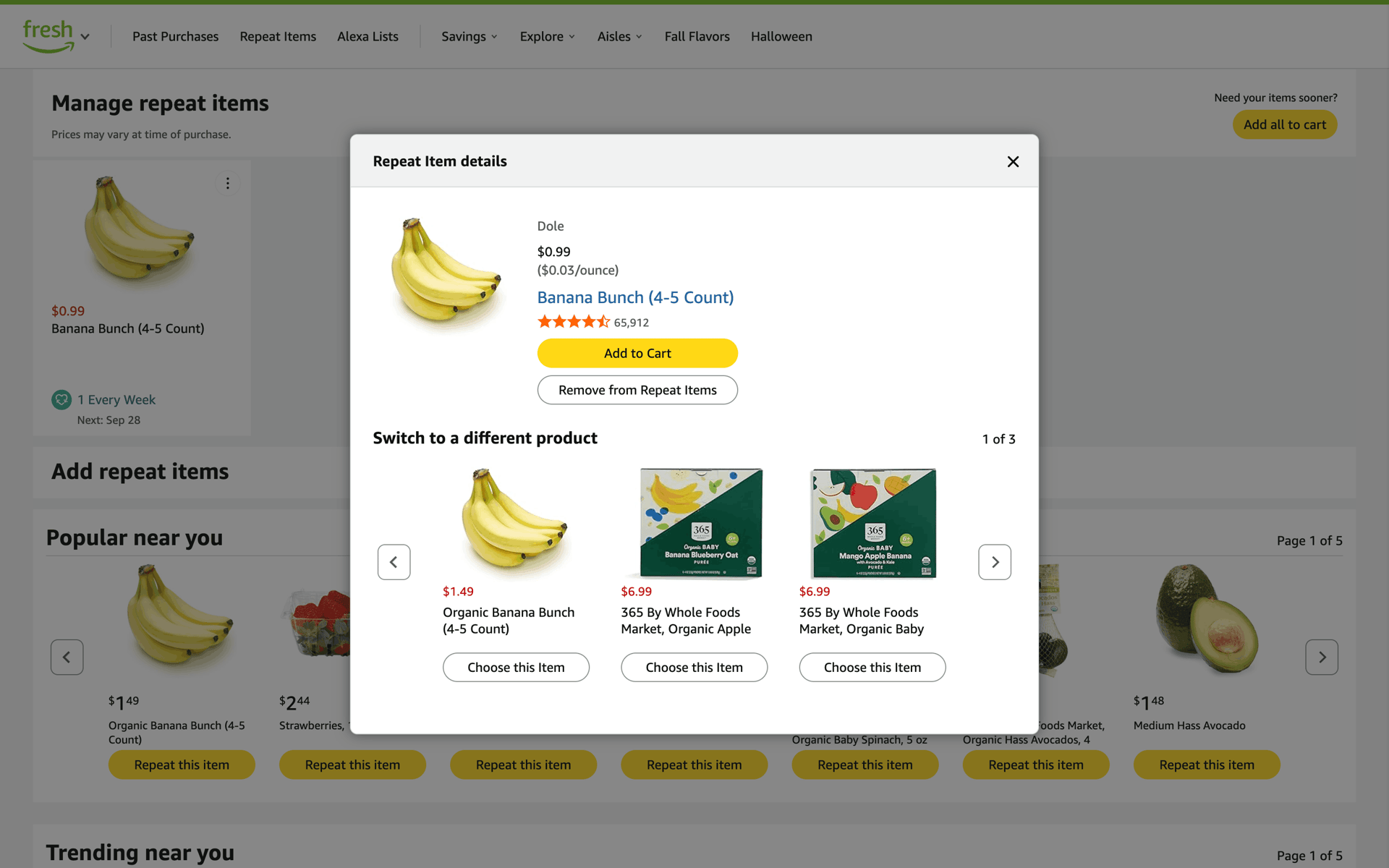 Amazon Web Shopping interface screenshot 19