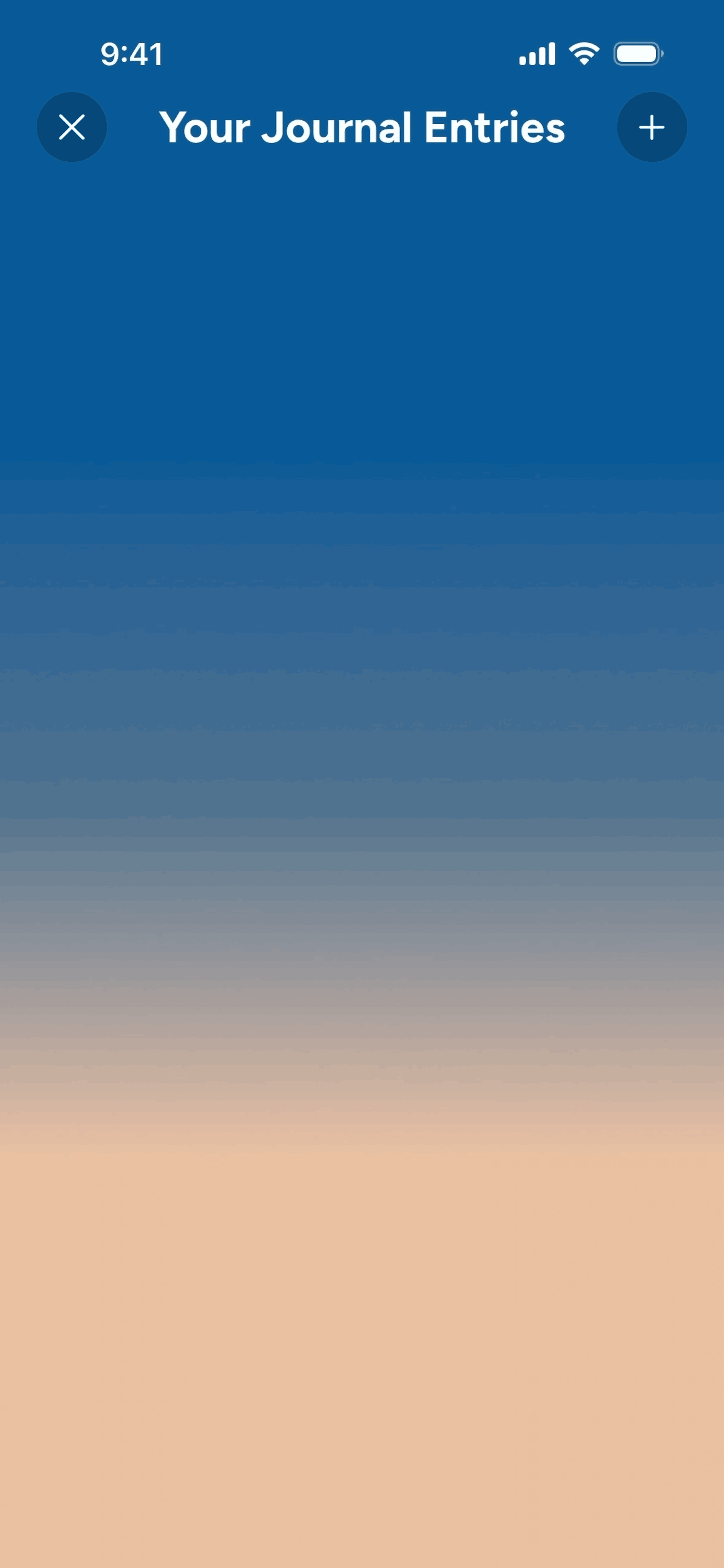 Calm iOS Health & Fitness interface screenshot 9