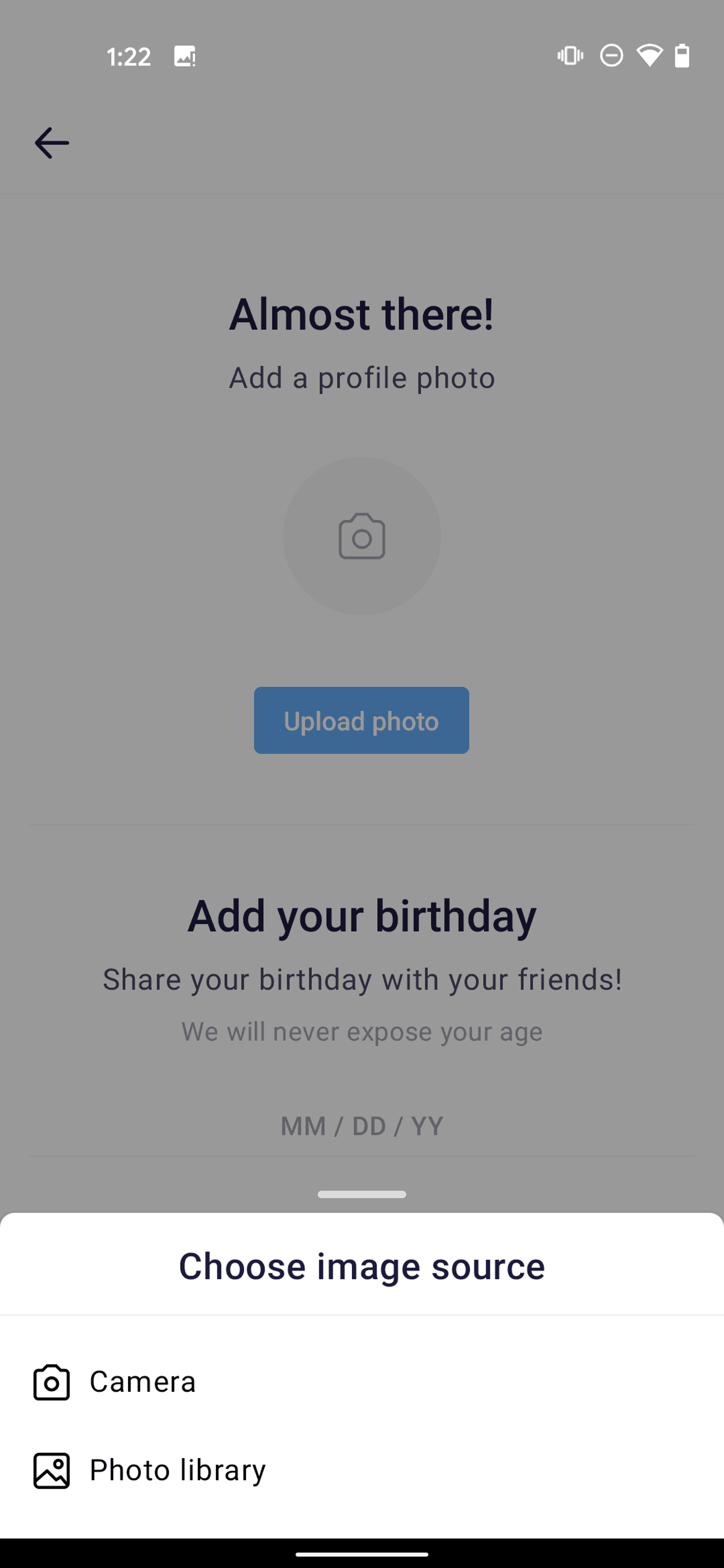 IRL Android Social Networking interface screenshot 21