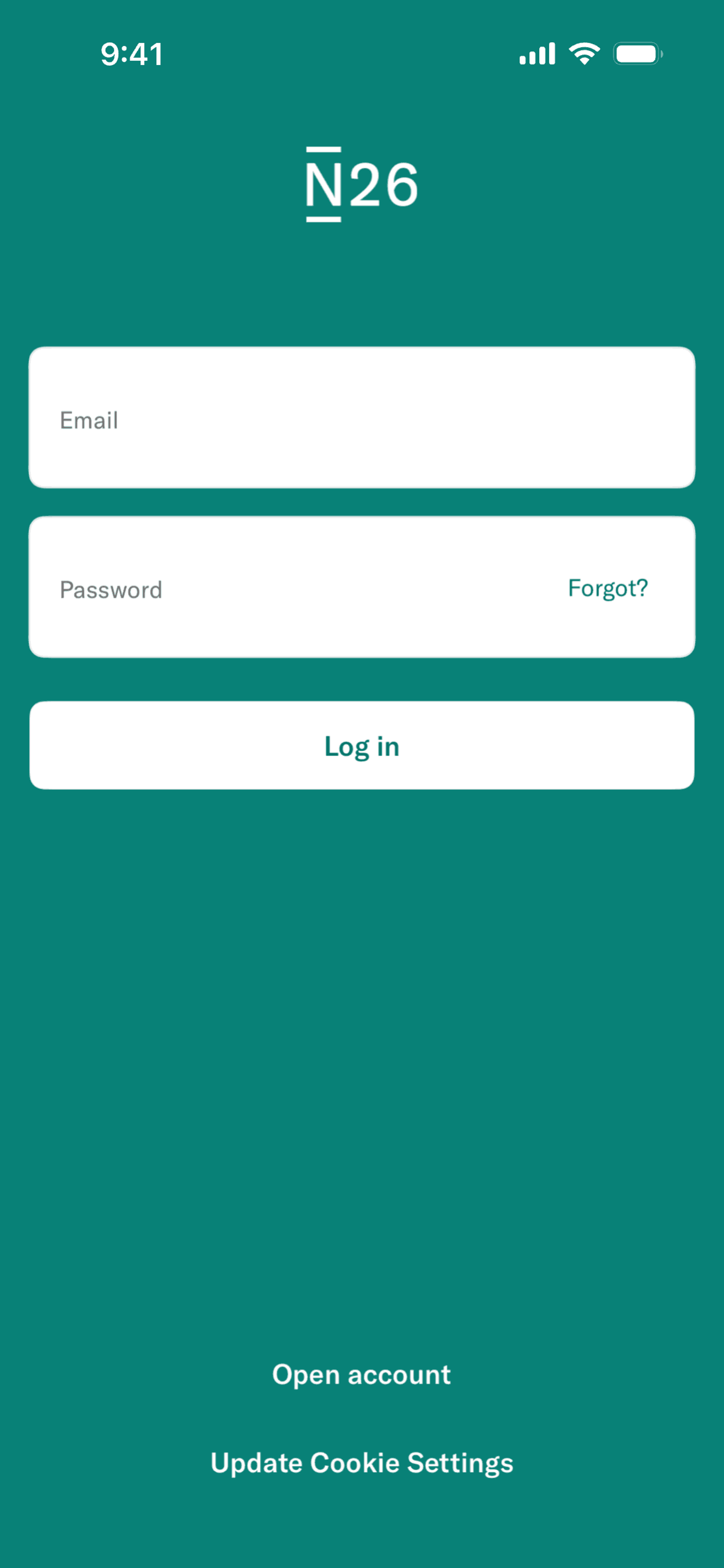 N26 iOS Finance interface screenshot 15