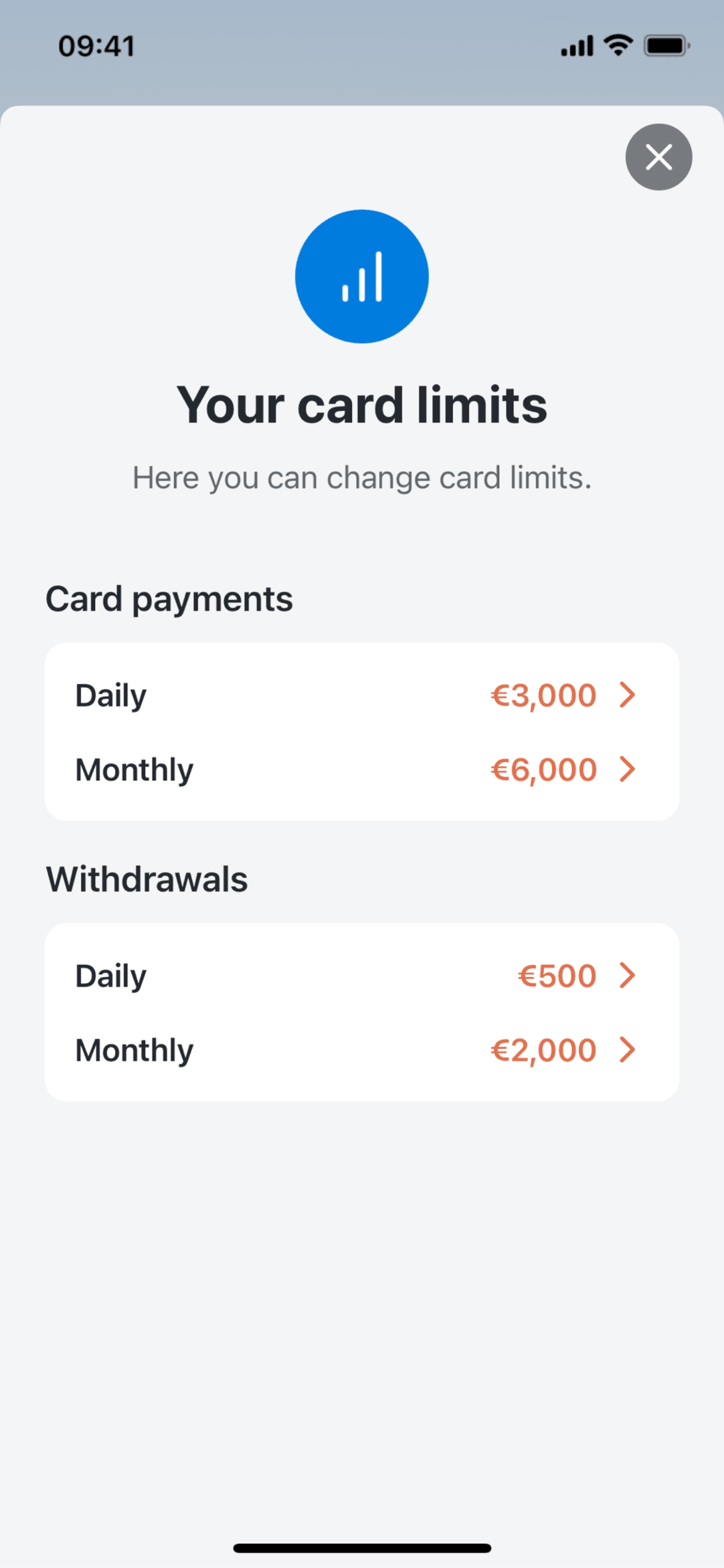 Tomorrow iOS Finance interface screenshot 19